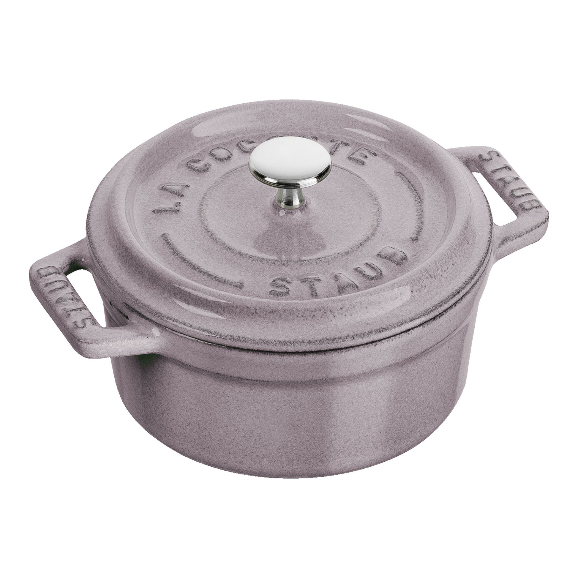 STAUB La Cocotte 250 mL Cast Iron Round Mini Cocotte, Cherry Blossom-Cookware-DECOROLALA