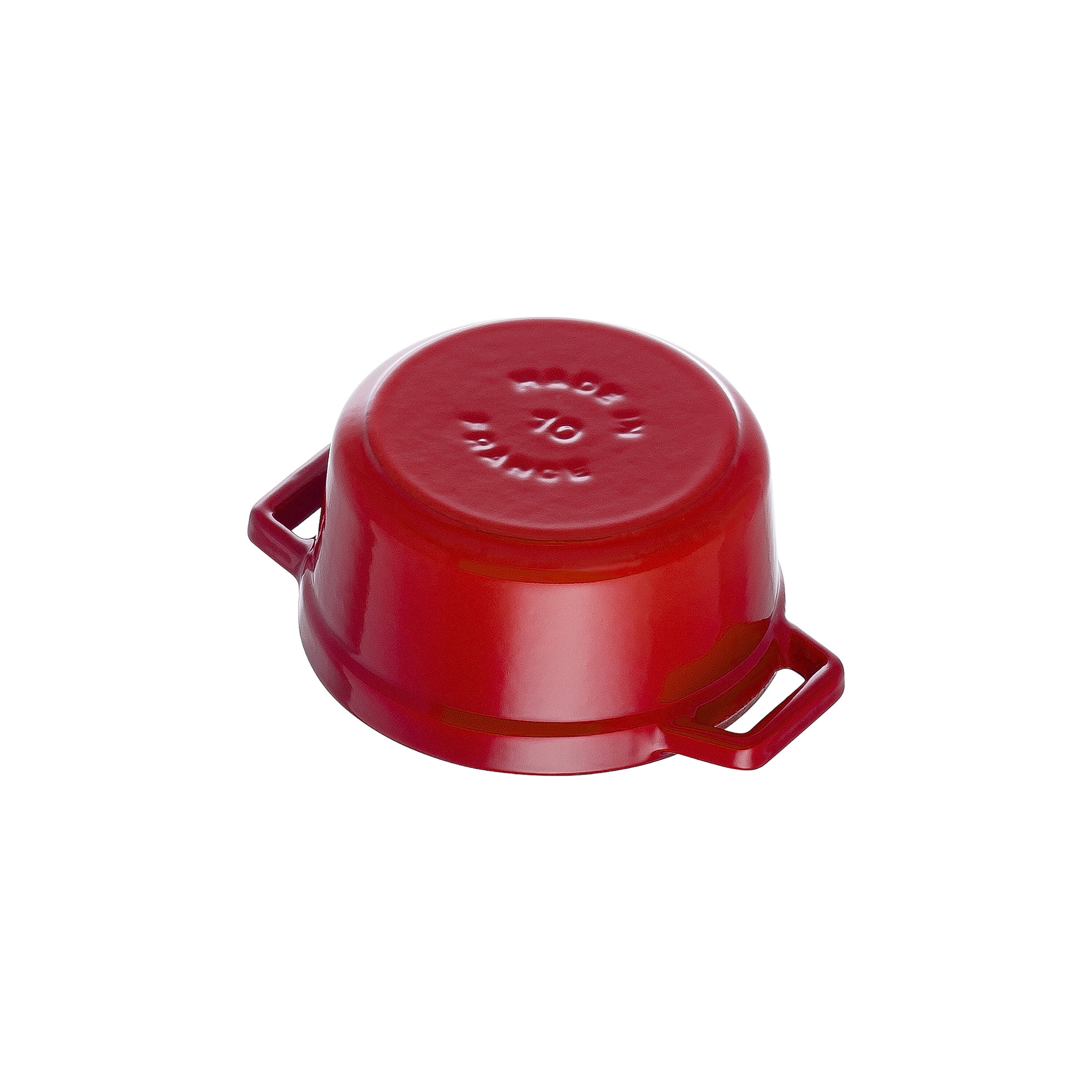 STAUB La Cocotte 250 mL Cast Iron Round Mini Cocotte, Cherry-Cookware-DECOROLALA