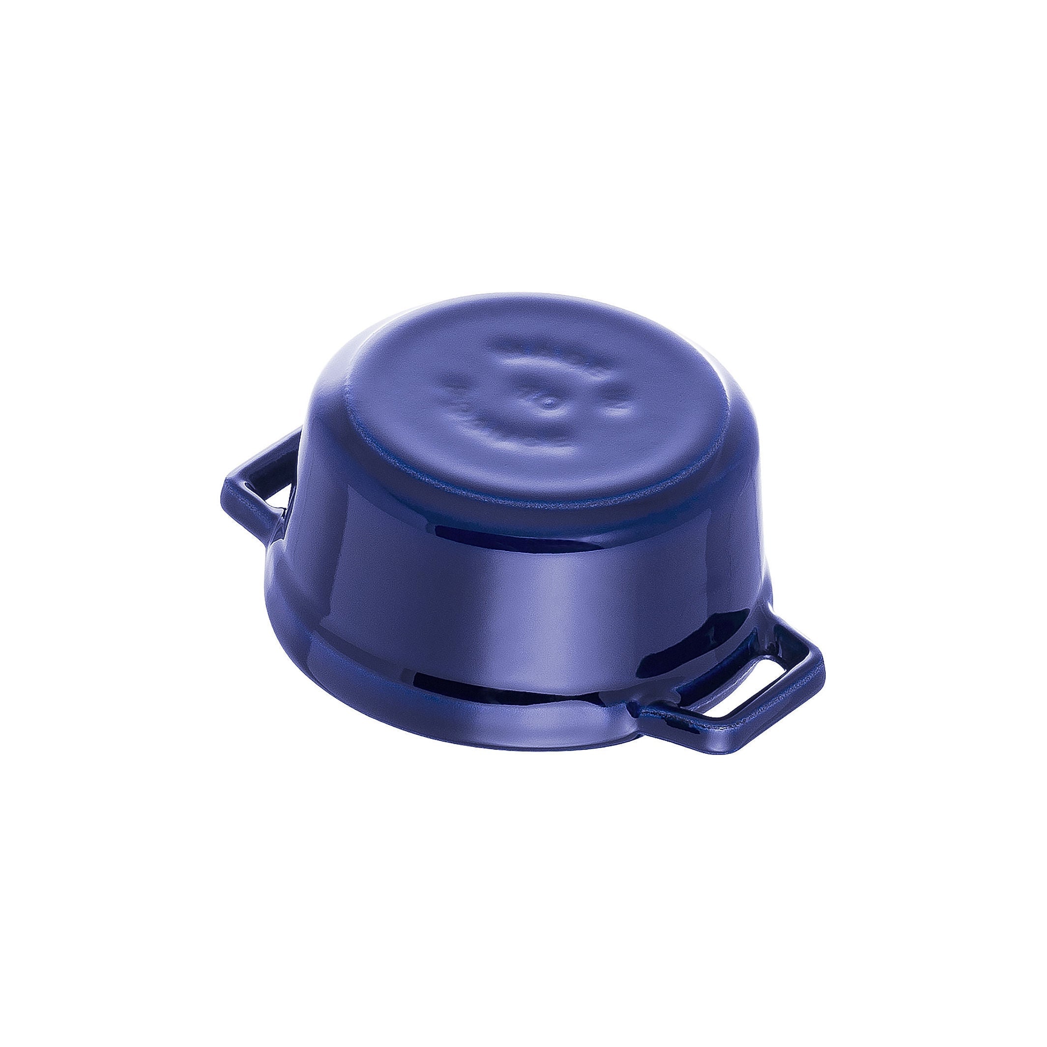 STAUB La Cocotte 250 mL Cast Iron Round Mini Cocotte, Dark-Blue-Cookware-DECOROLALA
