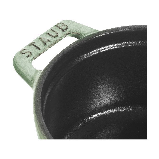 STAUB La Cocotte 250 mL Cast Iron Round Mini Cocotte, Sage-Cookware-DECOROLALA