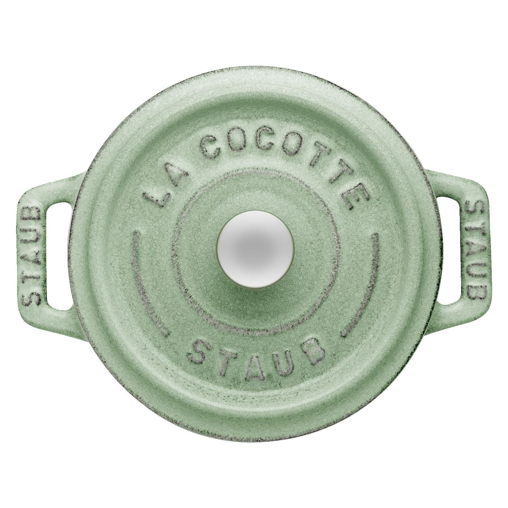 STAUB La Cocotte 250 mL Cast Iron Round Mini Cocotte, Sage-Cookware-DECOROLALA
