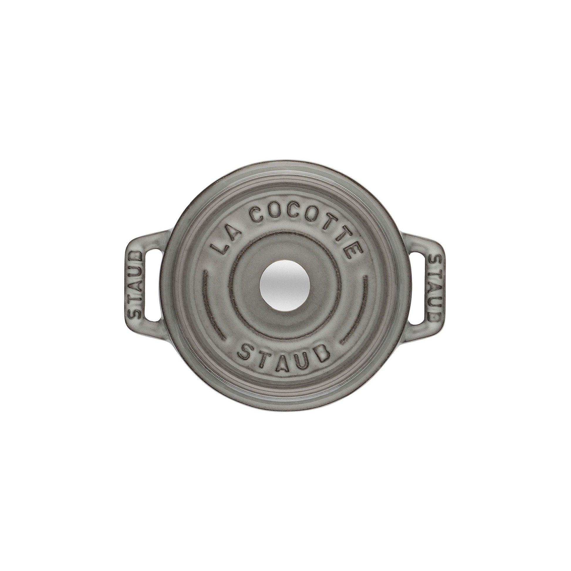STAUB La Cocotte 250mL Cast Iron Mini - Graphite-Cookware-DECOROLALA