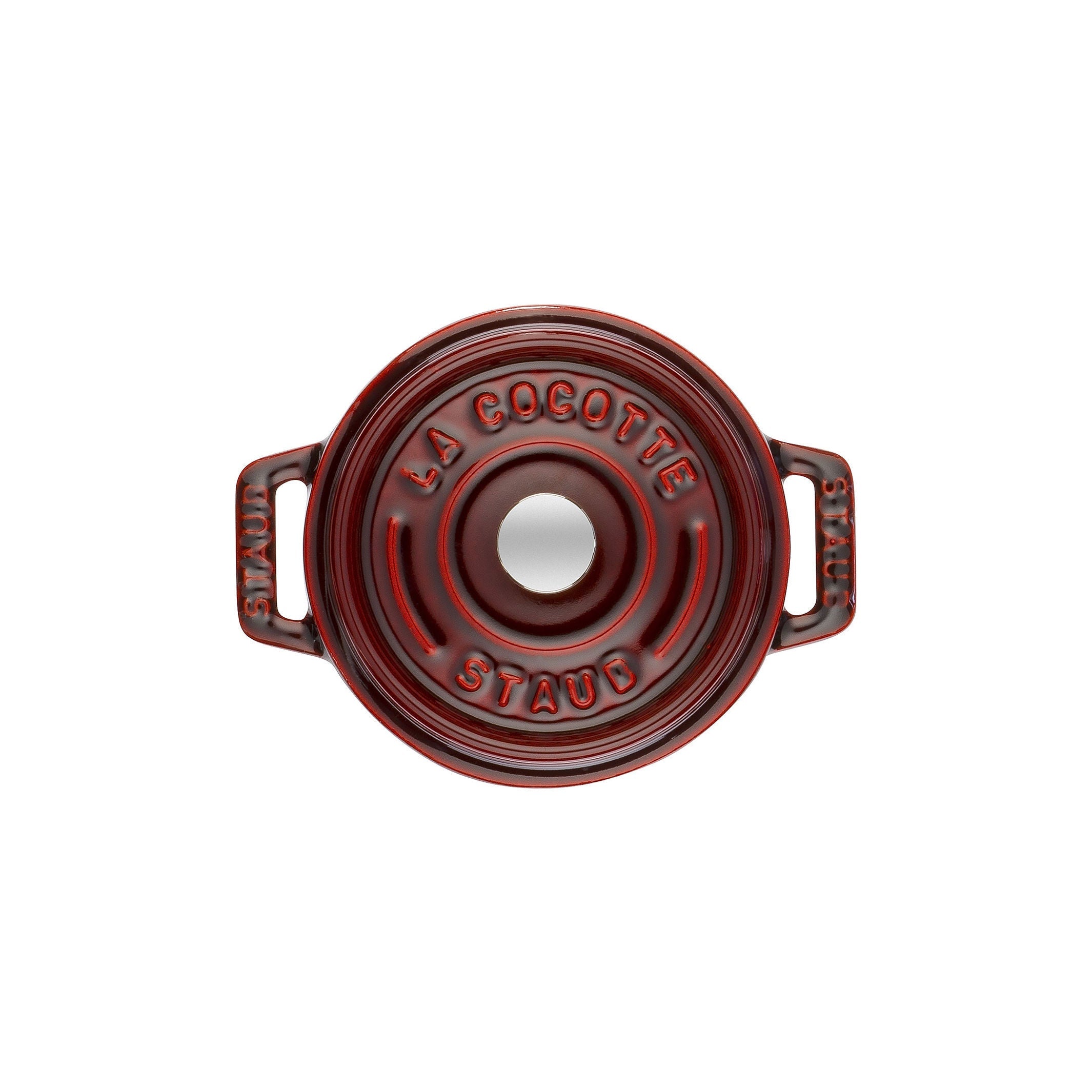 STAUB La Cocotte 250mL Mini Cast Iron - Grenadine Red-Cookware-DECOROLALA