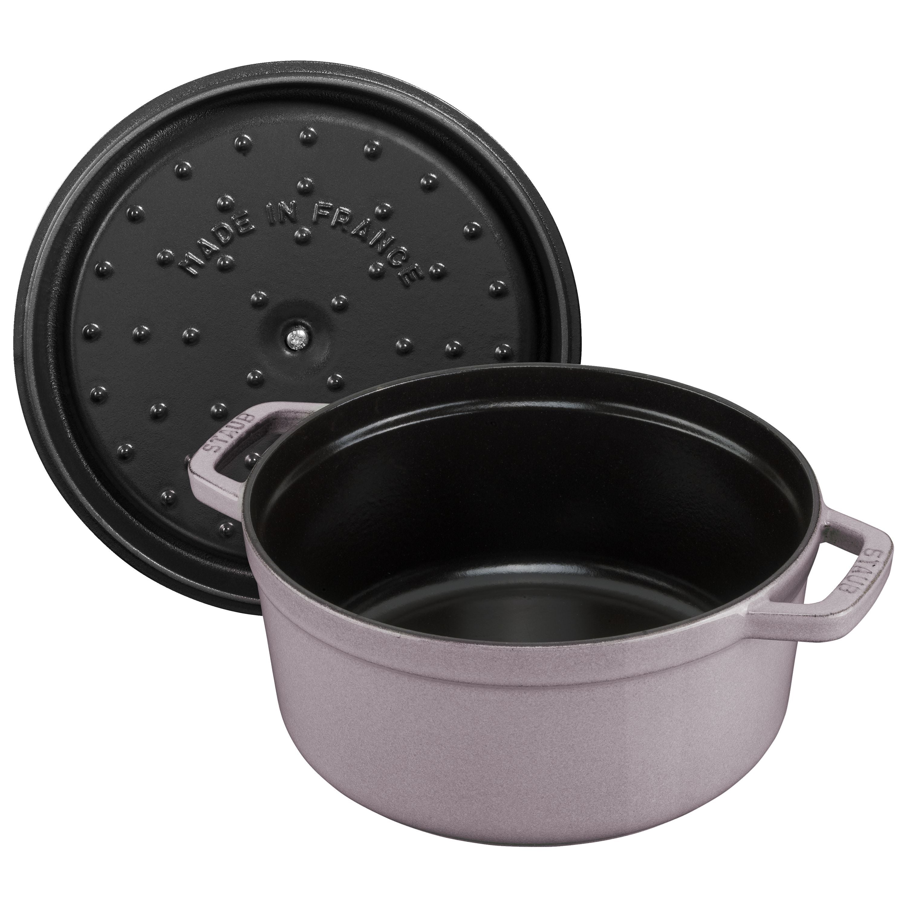 STAUB La Cocotte 2.2 L Cast Iron Round Cocotte, Cherry Blossom-Cookware-DECOROLALA