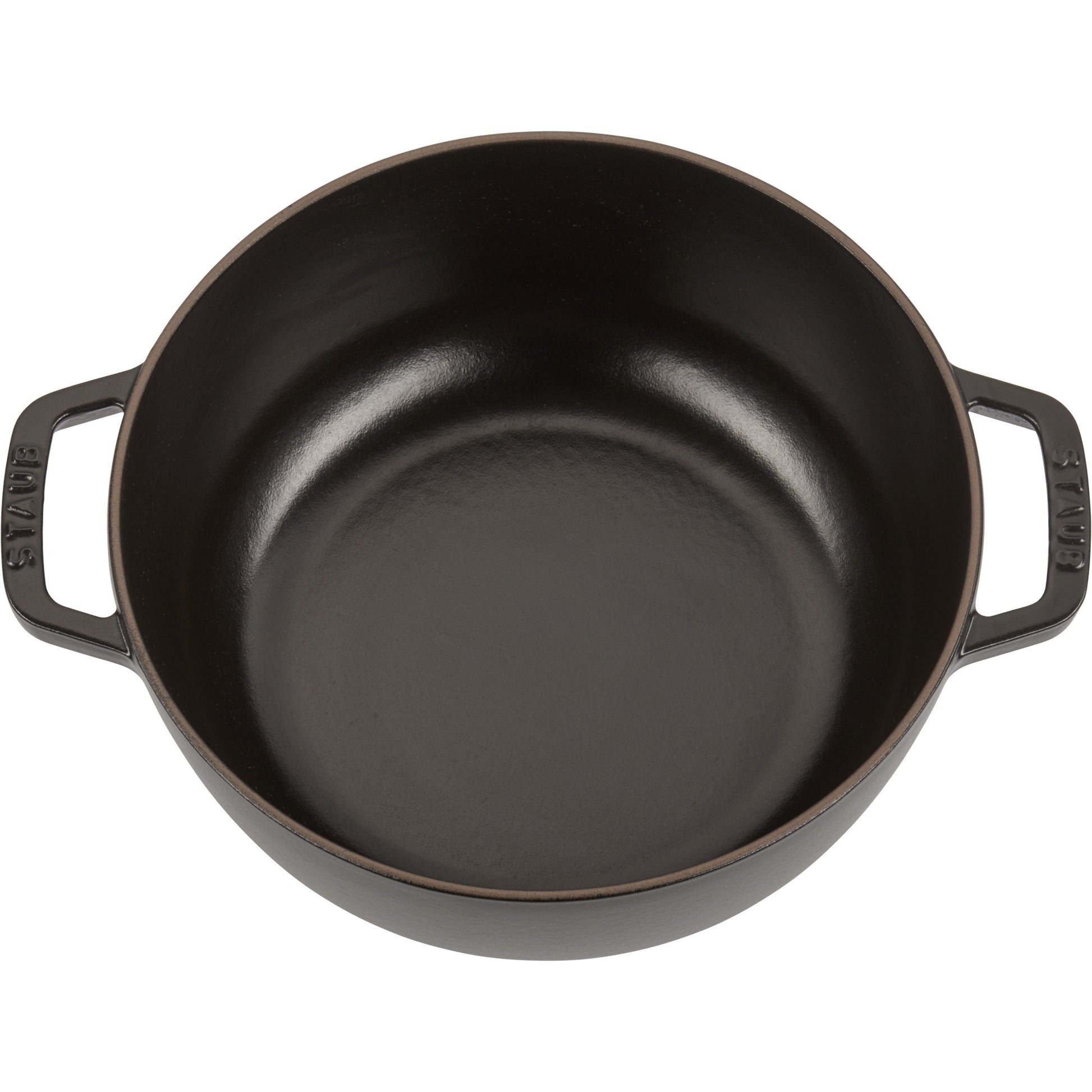 STAUB La Cocotte 3.6 L Cast Iron Round French Oven, Black-n/a-DECOROLALA