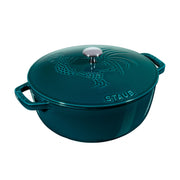 STAUB La Cocotte 3.6 L Cast Iron Round French Oven, La-Mer-n/a-DECOROLALA