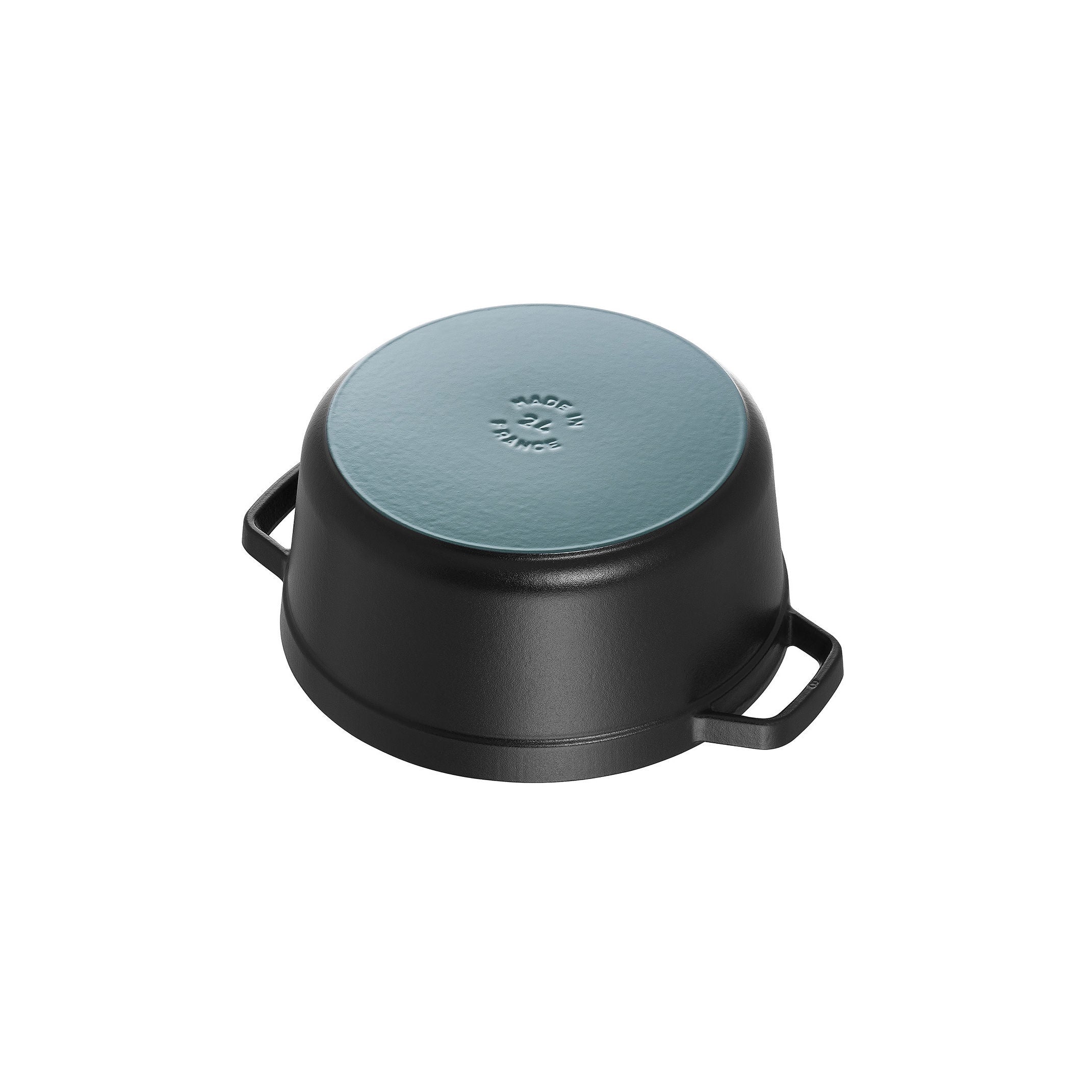 STAUB La Cocotte 3.7 L Cast Iron Round Cocotte, Black-Cookware-DECOROLALA