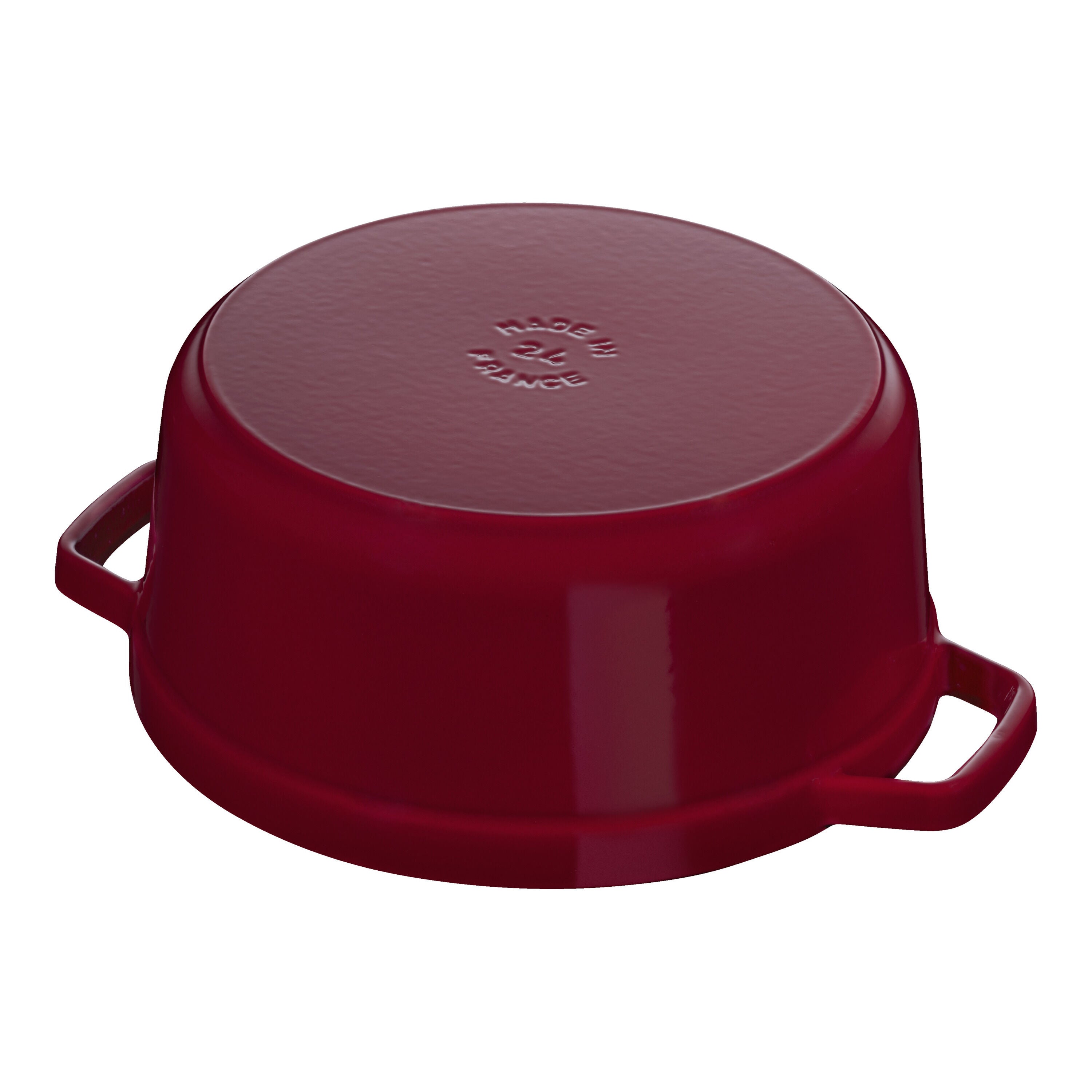 STAUB La Cocotte 3.7 L Cast Iron Round Cocotte, Bordeaux-Cookware-DECOROLALA