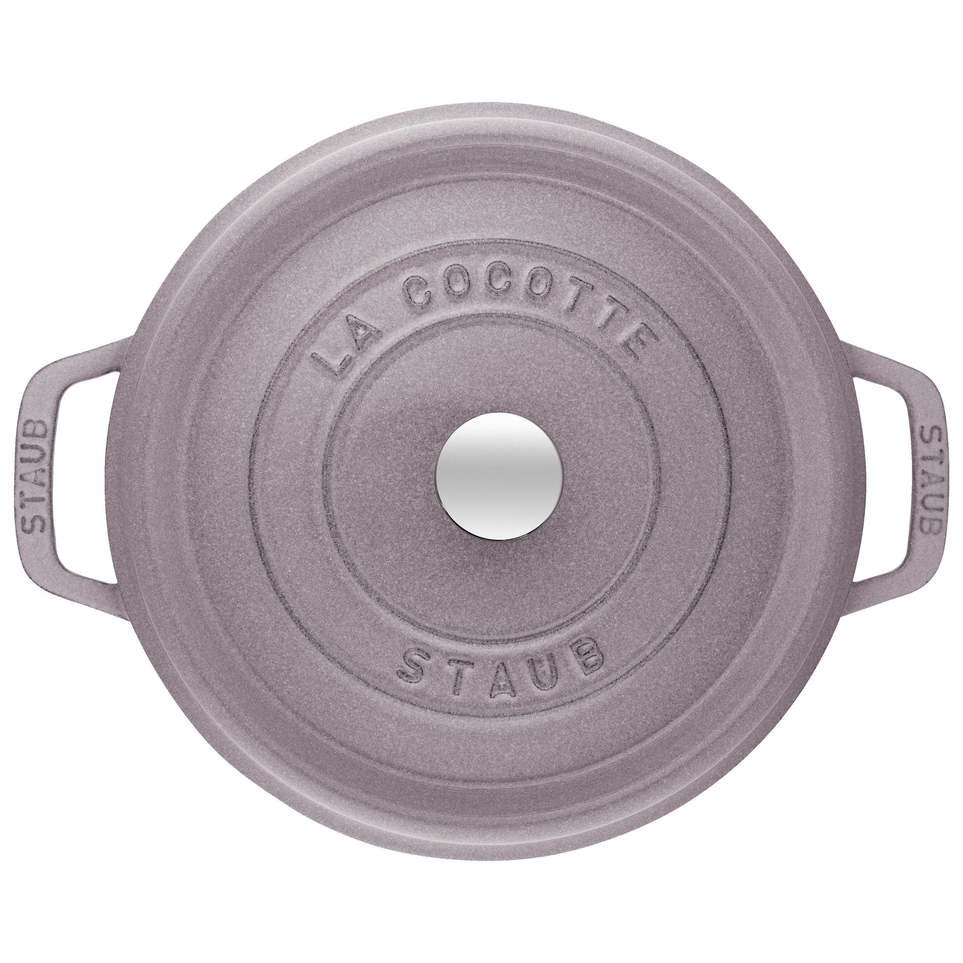 STAUB La Cocotte 3.7 L Cast Iron Round Cocotte, Cherry Blossom-Cookware-DECOROLALA