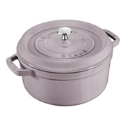 STAUB La Cocotte 3.7 L Cast Iron Round Cocotte, Cherry Blossom-Cookware-DECOROLALA