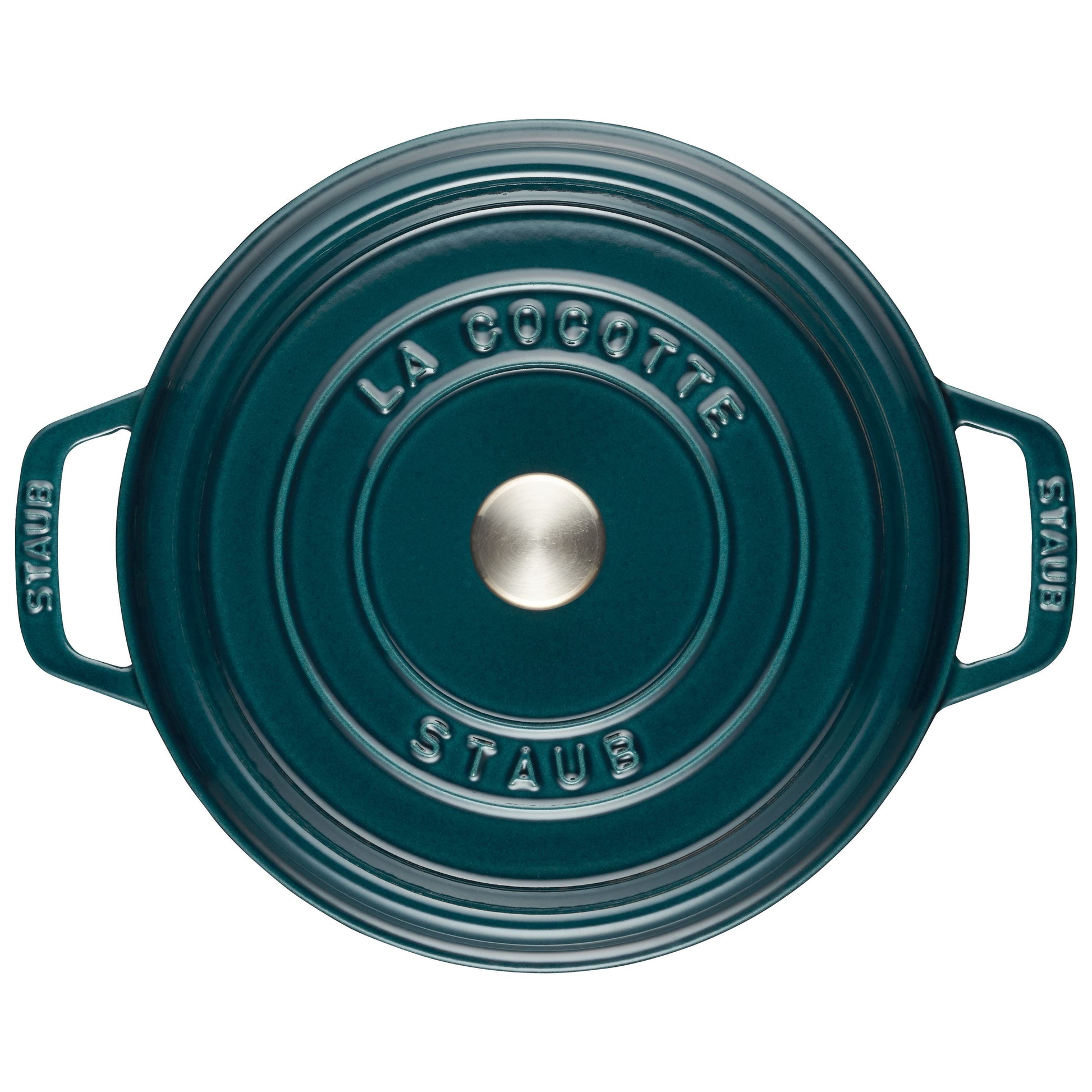 STAUB La Cocotte 3.7L Cast Iron Round - La Mer-Cookware-DECOROLALA