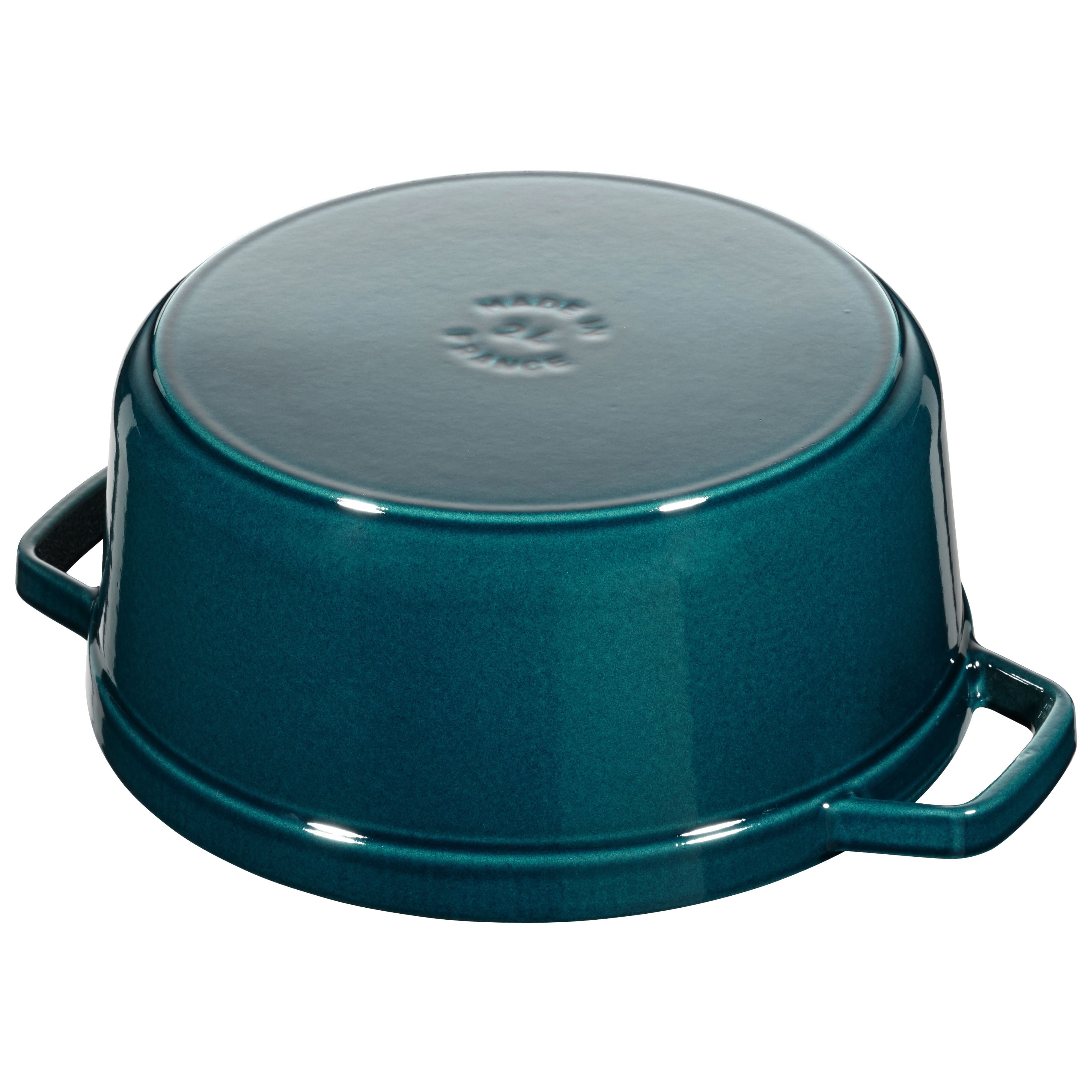 STAUB La Cocotte 3.7L Cast Iron Round - La Mer-Cookware-DECOROLALA