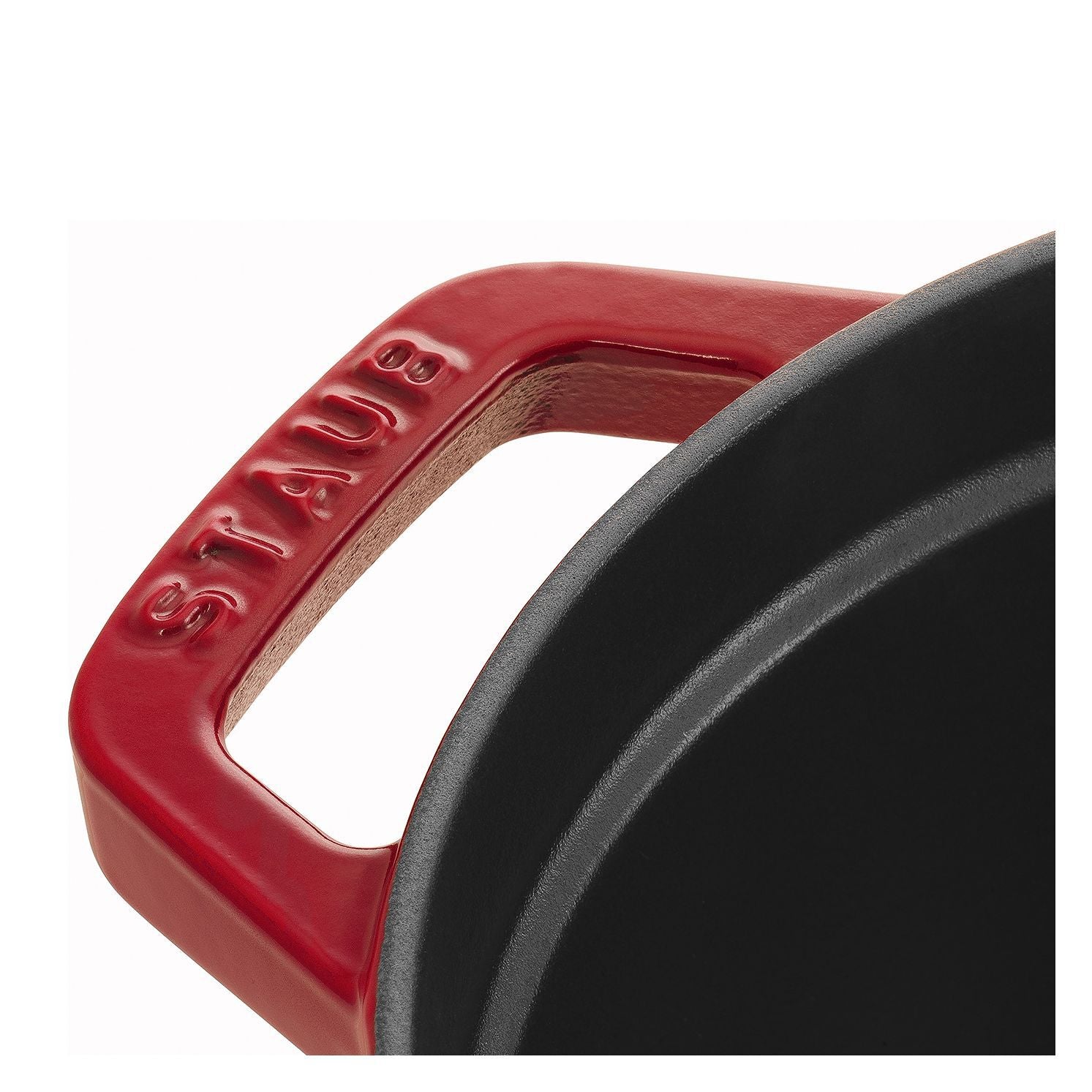 STAUB La Cocotte 4.25 L Cast Iron Oval Cocotte, Cherry-Cookware-DECOROLALA