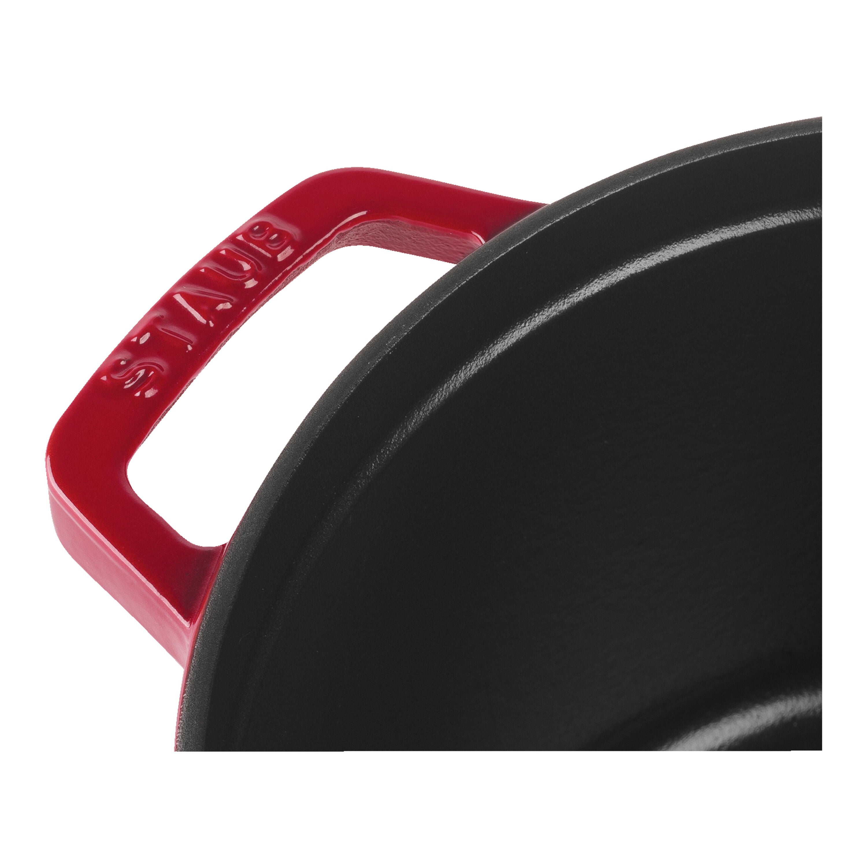 STAUB La Cocotte 4.75 L Cast Iron Round Tall Cocotte, Cherry-Cookware-DECOROLALA