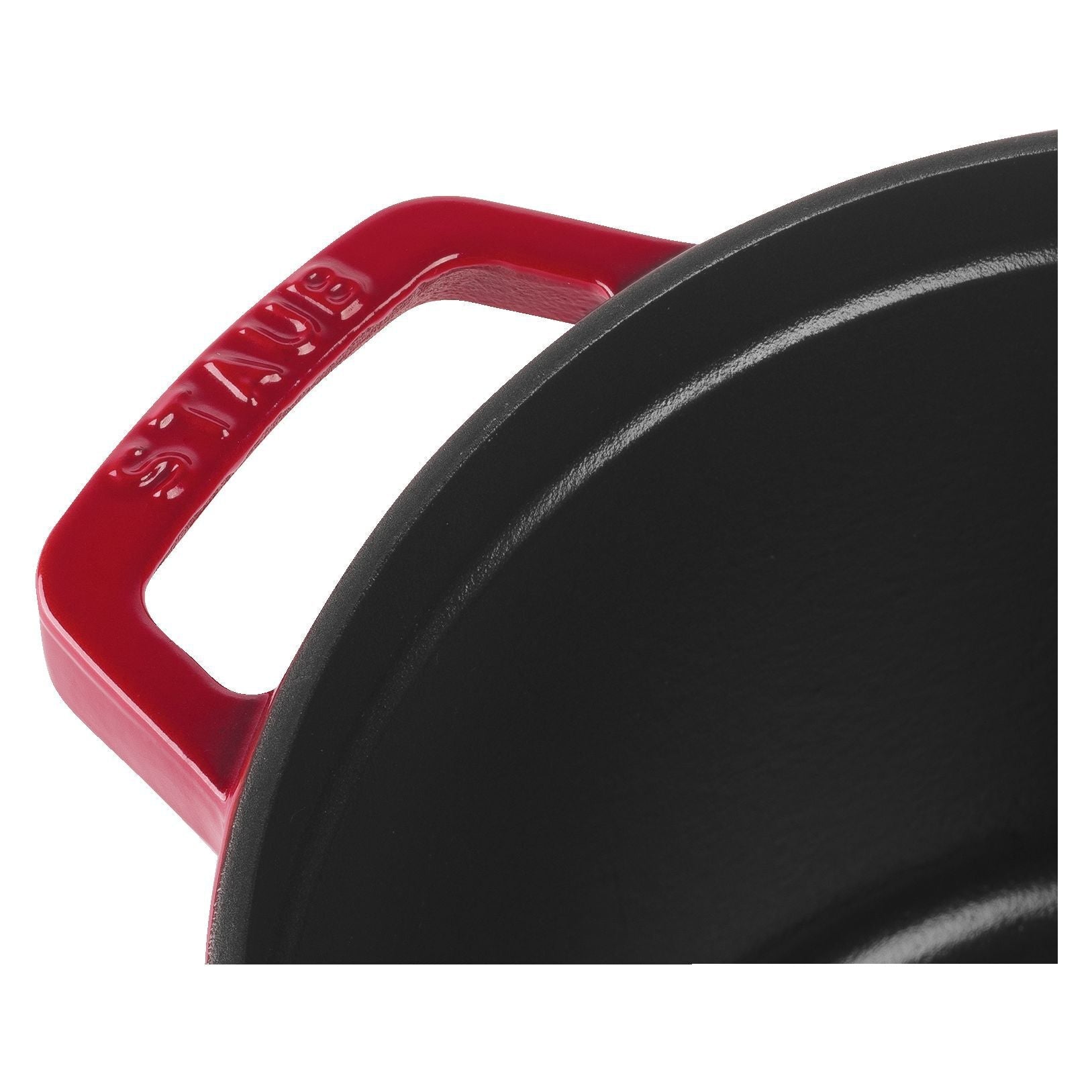 STAUB La Cocotte 4.75L Round Cast Iron - Cherry-DECOROLALA