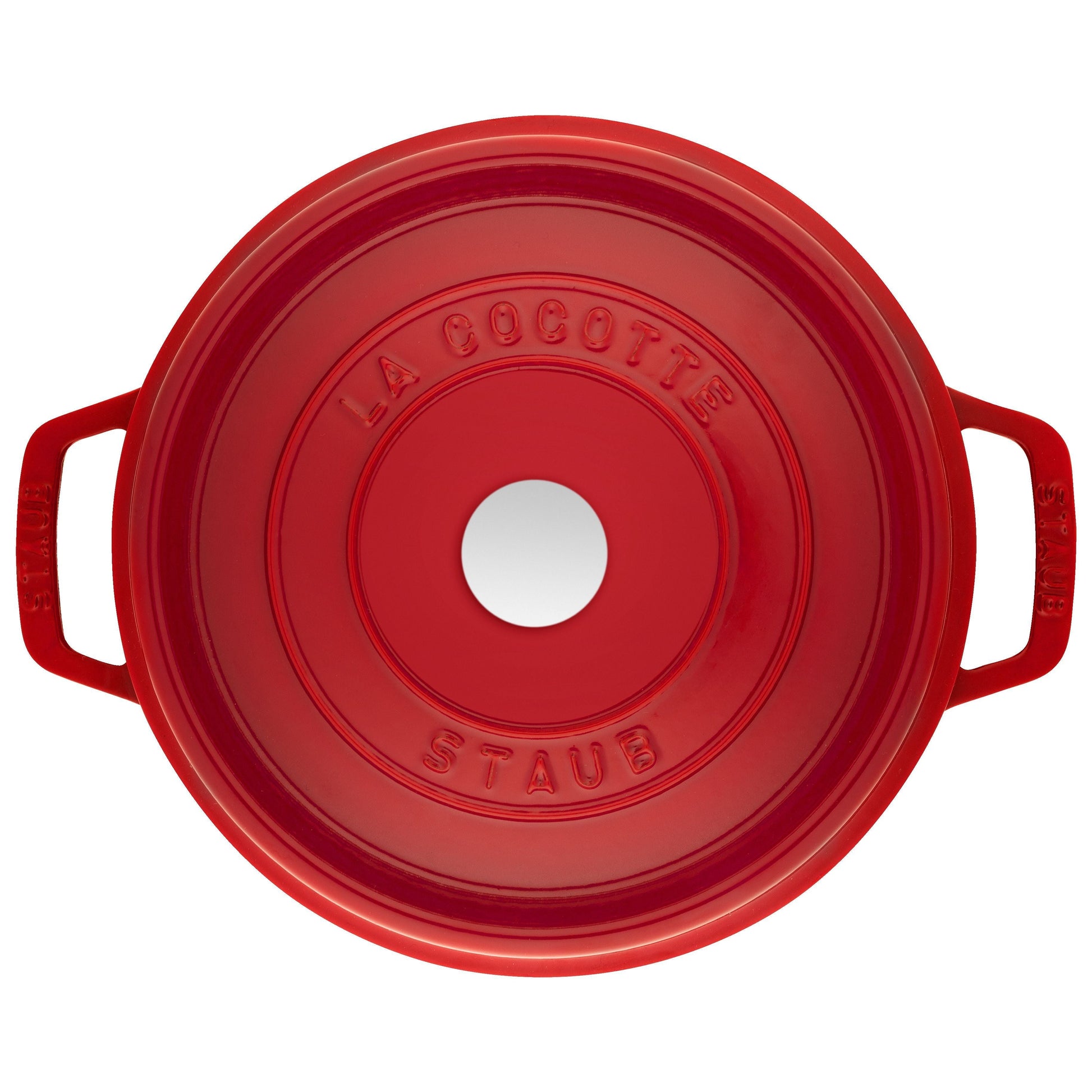 STAUB La Cocotte 4.75L Round Cast Iron - Cherry-DECOROLALA