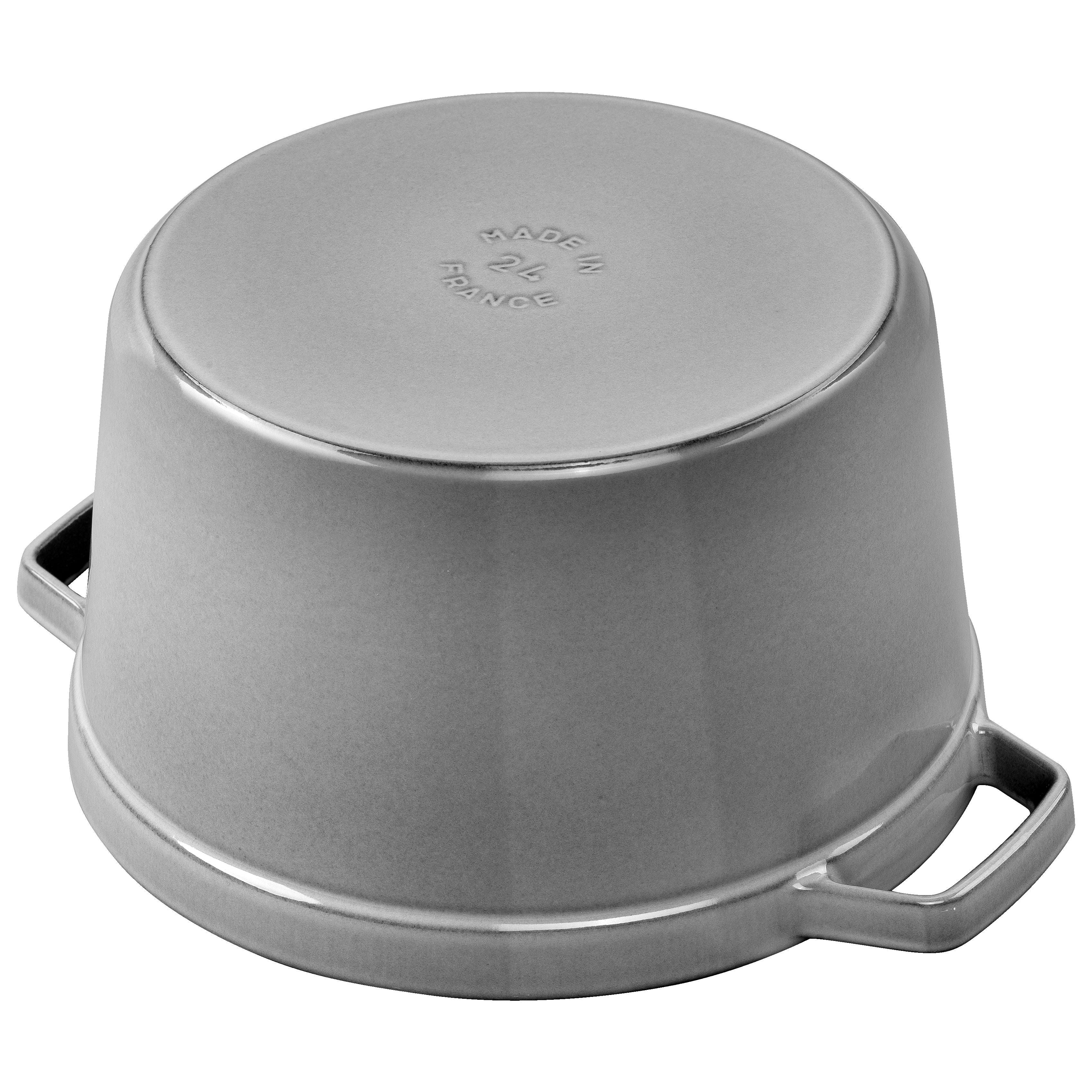 STAUB La Cocotte 4.75L Round Tall Cast Iron - Graphite-Cookware-DECOROLALA