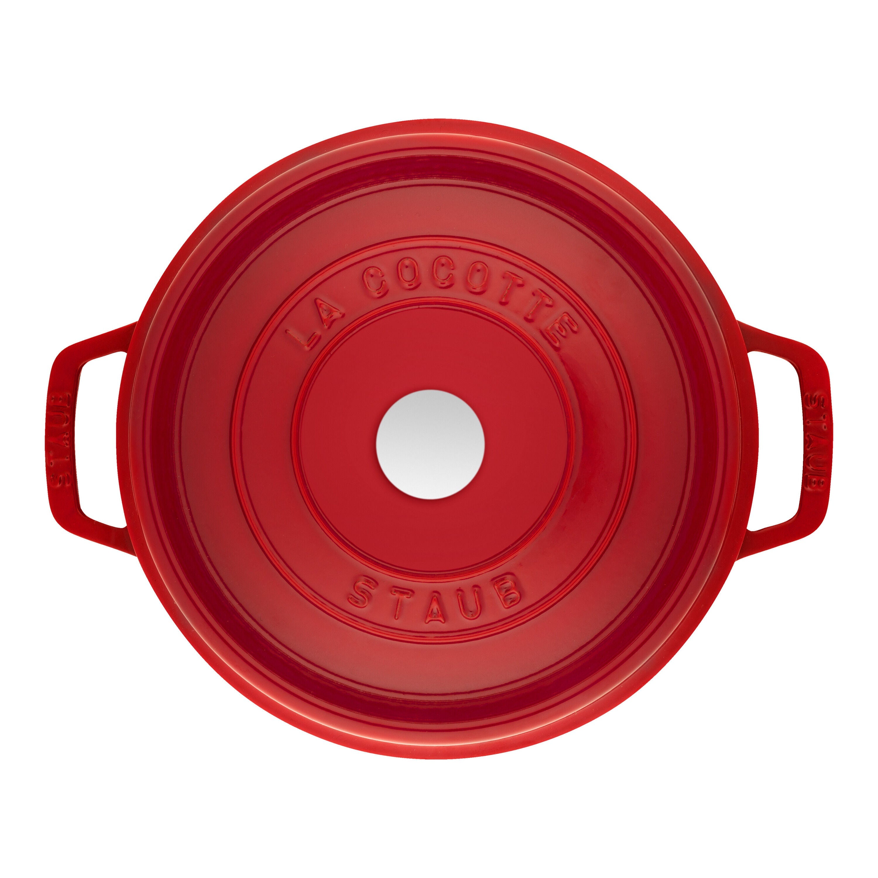 STAUB La Cocotte 4.75L Tall Round Cast Iron - Cherry-Cookware-DECOROLALA