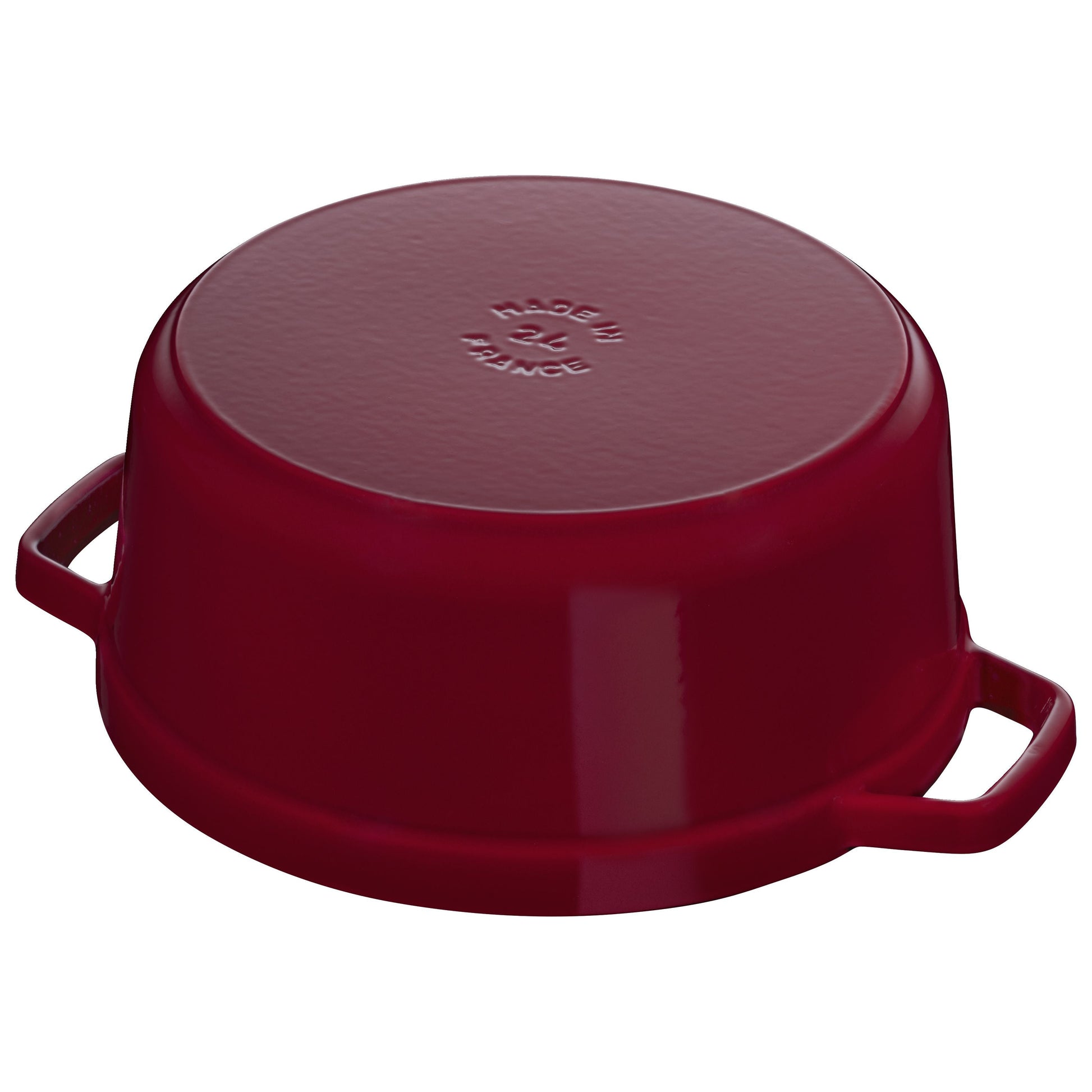 STAUB La Cocotte 5.25 L Cast Iron Round Cocotte, Bordeaux-Cookware-DECOROLALA