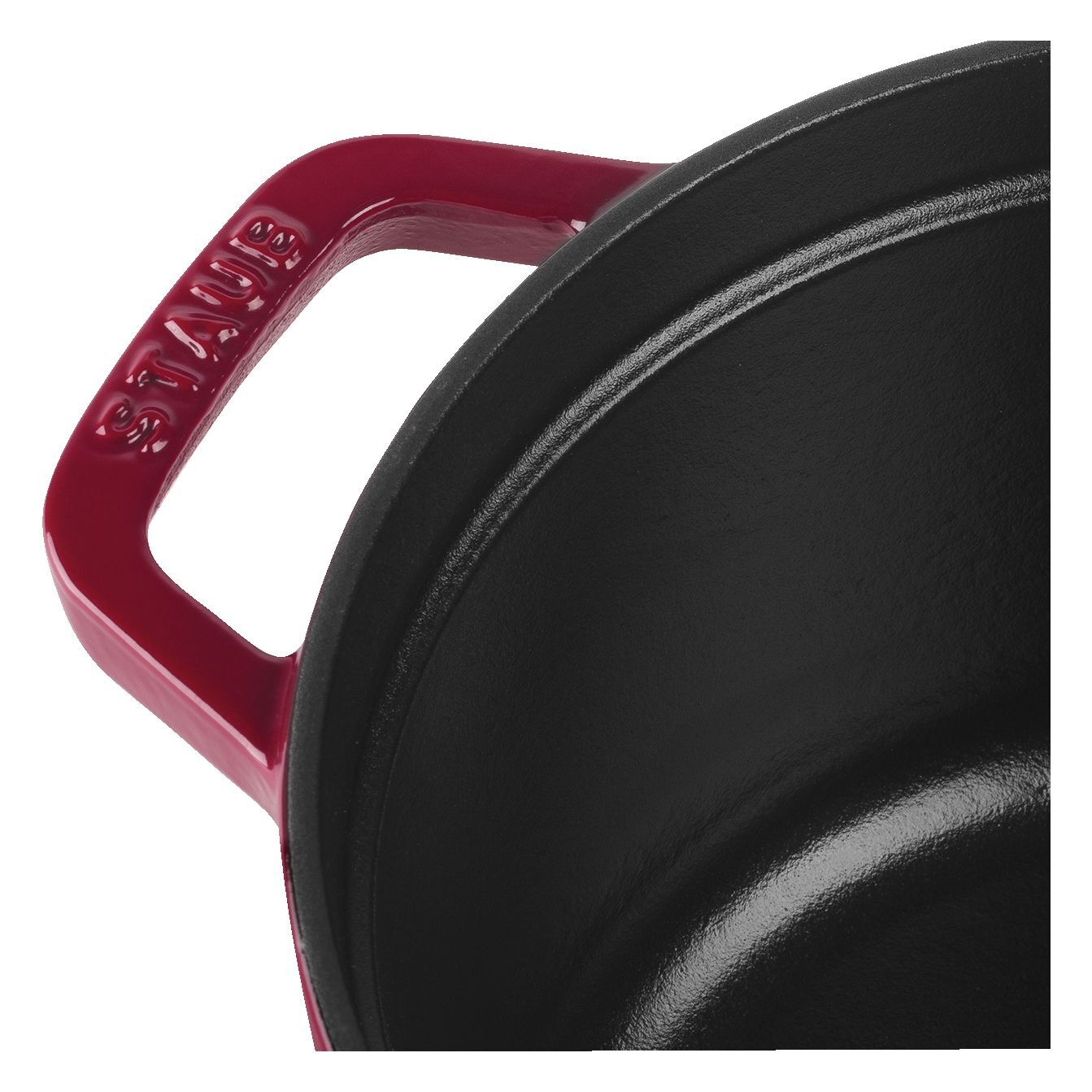 STAUB La Cocotte 5.5 L Cast Iron Oval Cocotte, Bordeaux-n/a-DECOROLALA