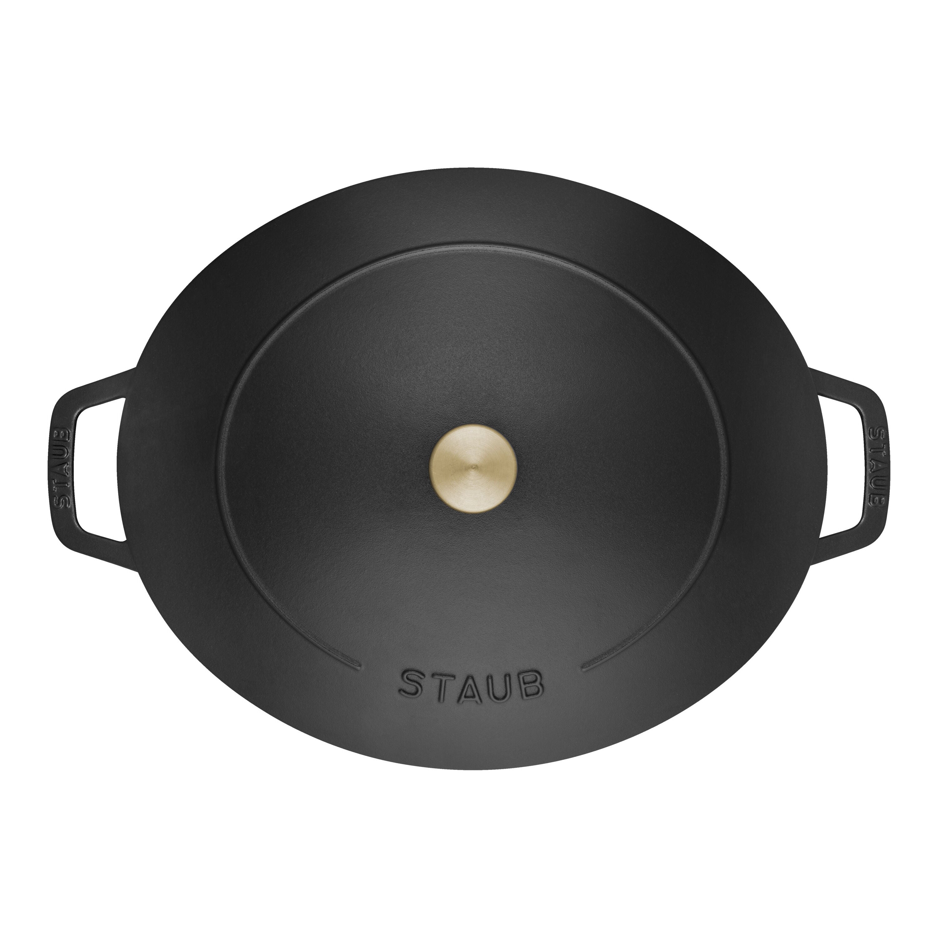 STAUB La Cocotte 5.5L Cast Iron Oval Dutch Oven Black-Cookware-DECOROLALA