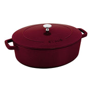 STAUB La Cocotte 6L Oval Dutch Oven - Bordeaux-DECOROLALA