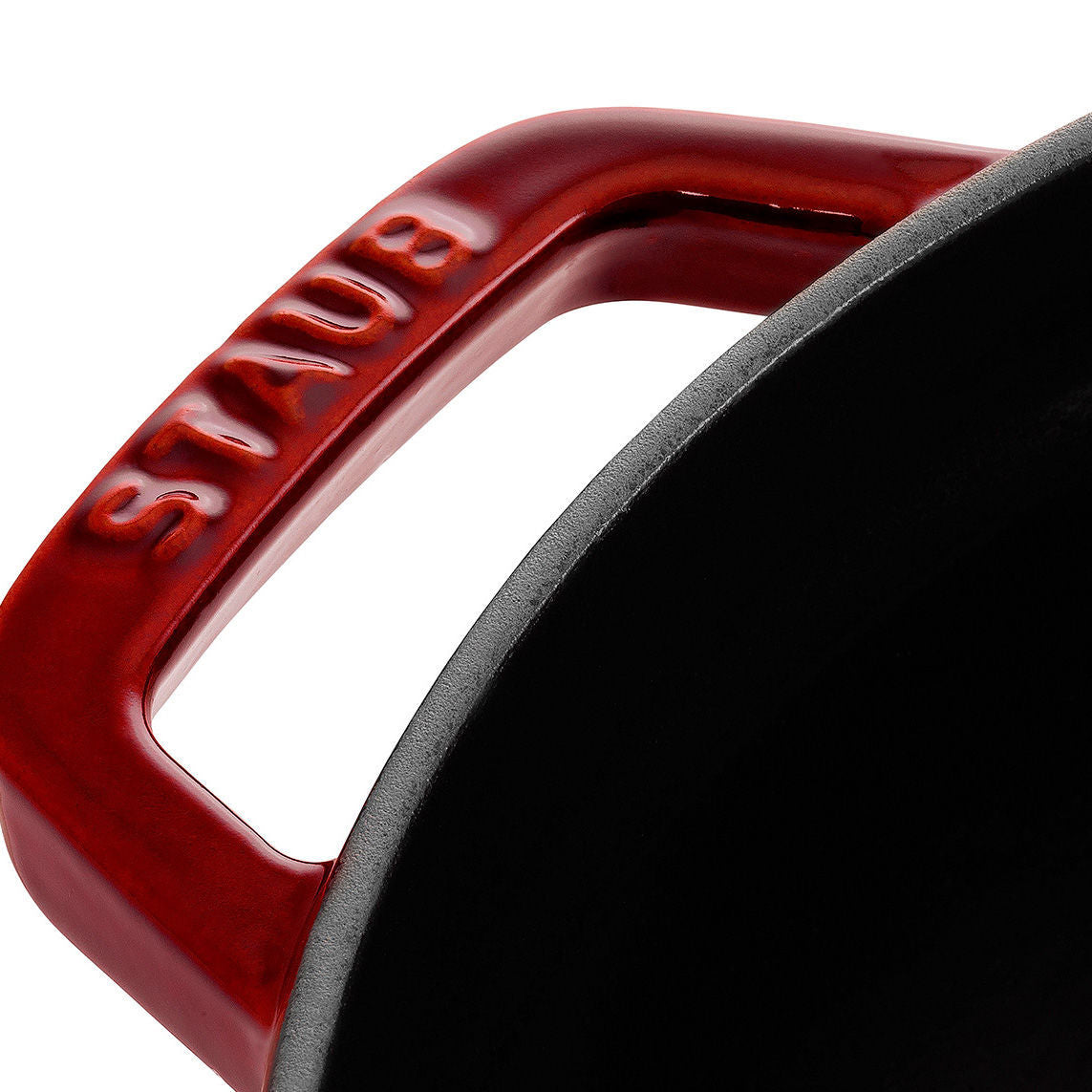 STAUB La Cocotte 6.75 L Cast Iron Cocotte, Grenadine-Red (Visual Imperfections - B Stock)-Casserole Dish-DECOROLALA