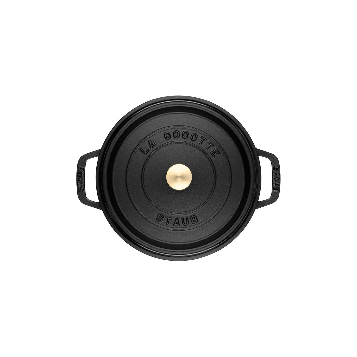 STAUB La Cocotte 6.75 L Cast Iron Round Cocotte, Black (Visual Imperfections - B STOCK)-n/a-DECOROLALA
