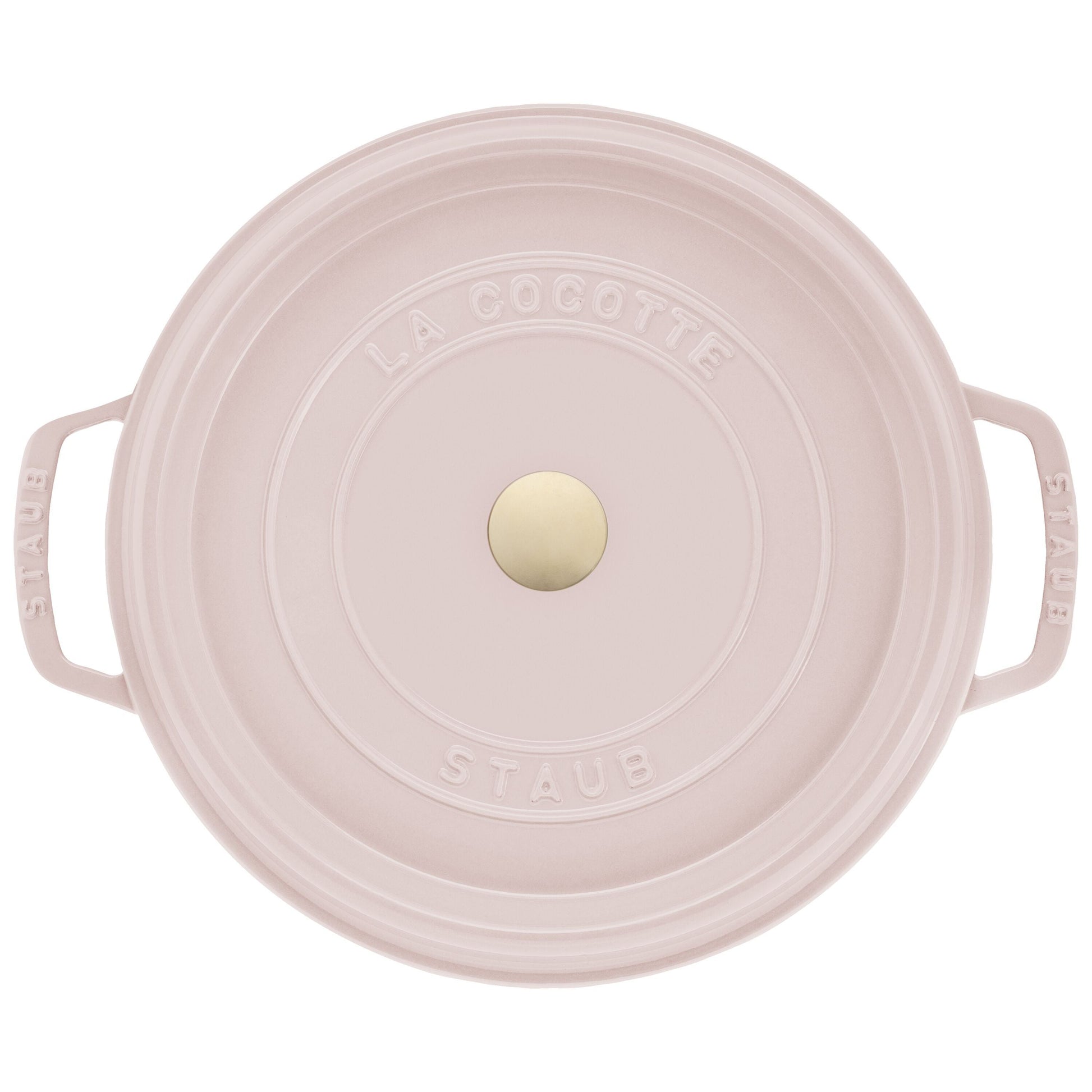 STAUB La Cocotte 6.75 L Cast Iron Round Cocotte, Sorbet Rose-Dutch Oven-DECOROLALA