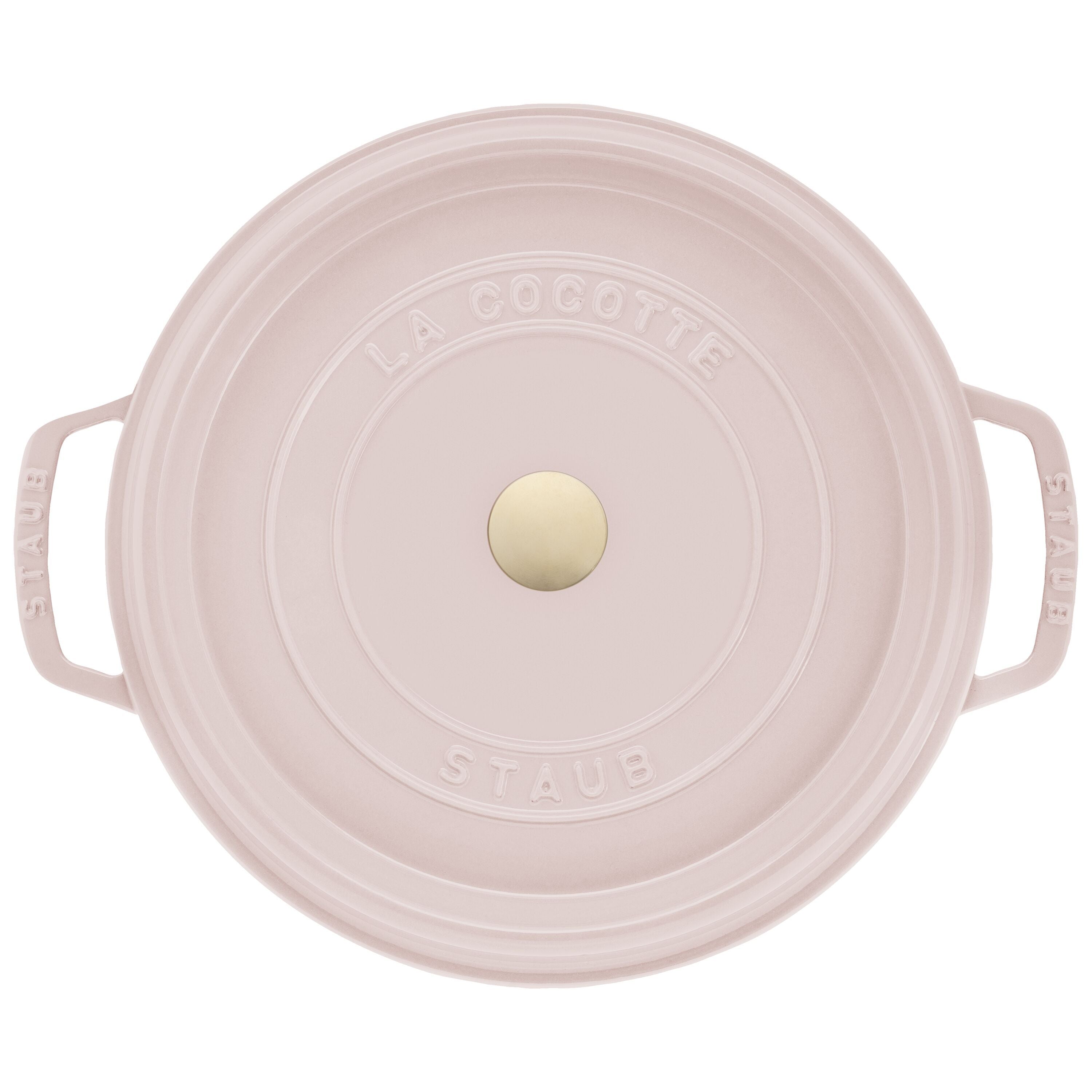 STAUB La Cocotte 6.75 L Cast Iron Round Cocotte, Sorbet Rose-Dutch Oven-DECOROLALA