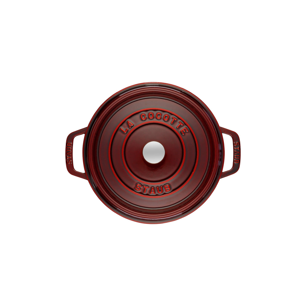 STAUB La Cocotte 6.75L Cast Iron - Grenadine Red-Casserole Dishes-DECOROLALA