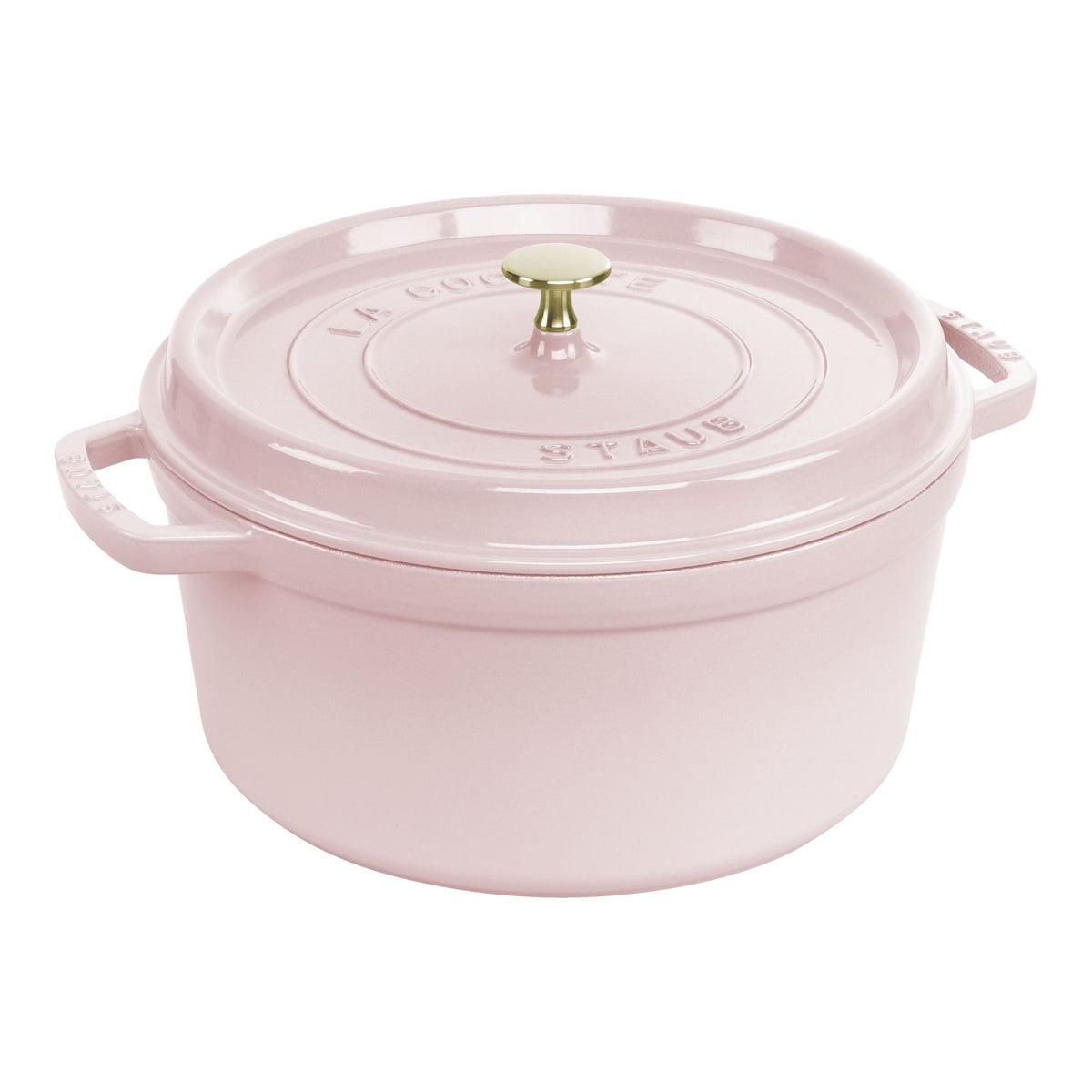 STAUB La Cocotte 6.75L Cast Iron Round - Sorbet Rose-Dutch Ovens-DECOROLALA