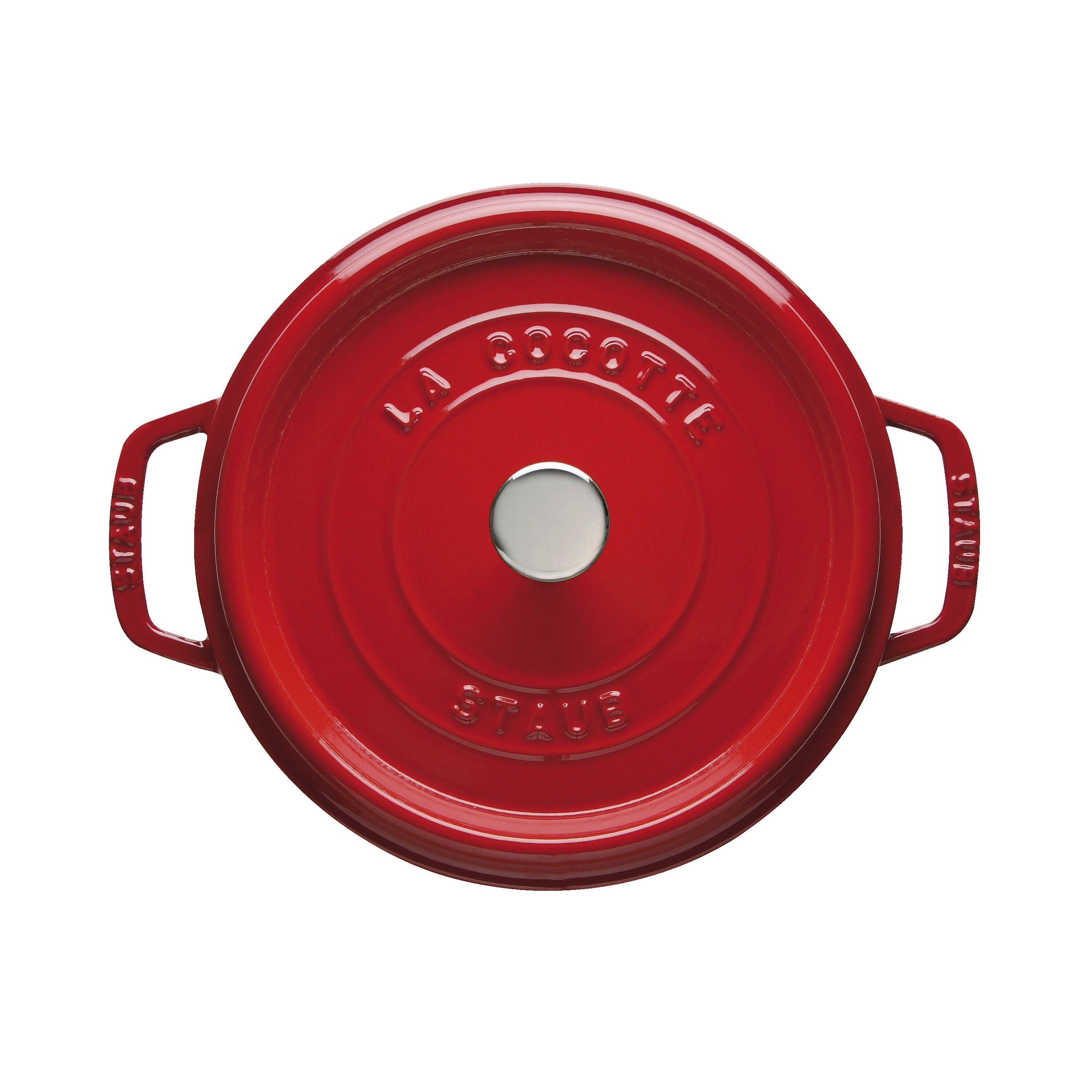STAUB La Cocotte 6.75L Round Cast Iron - Cherry-Cookware-DECOROLALA
