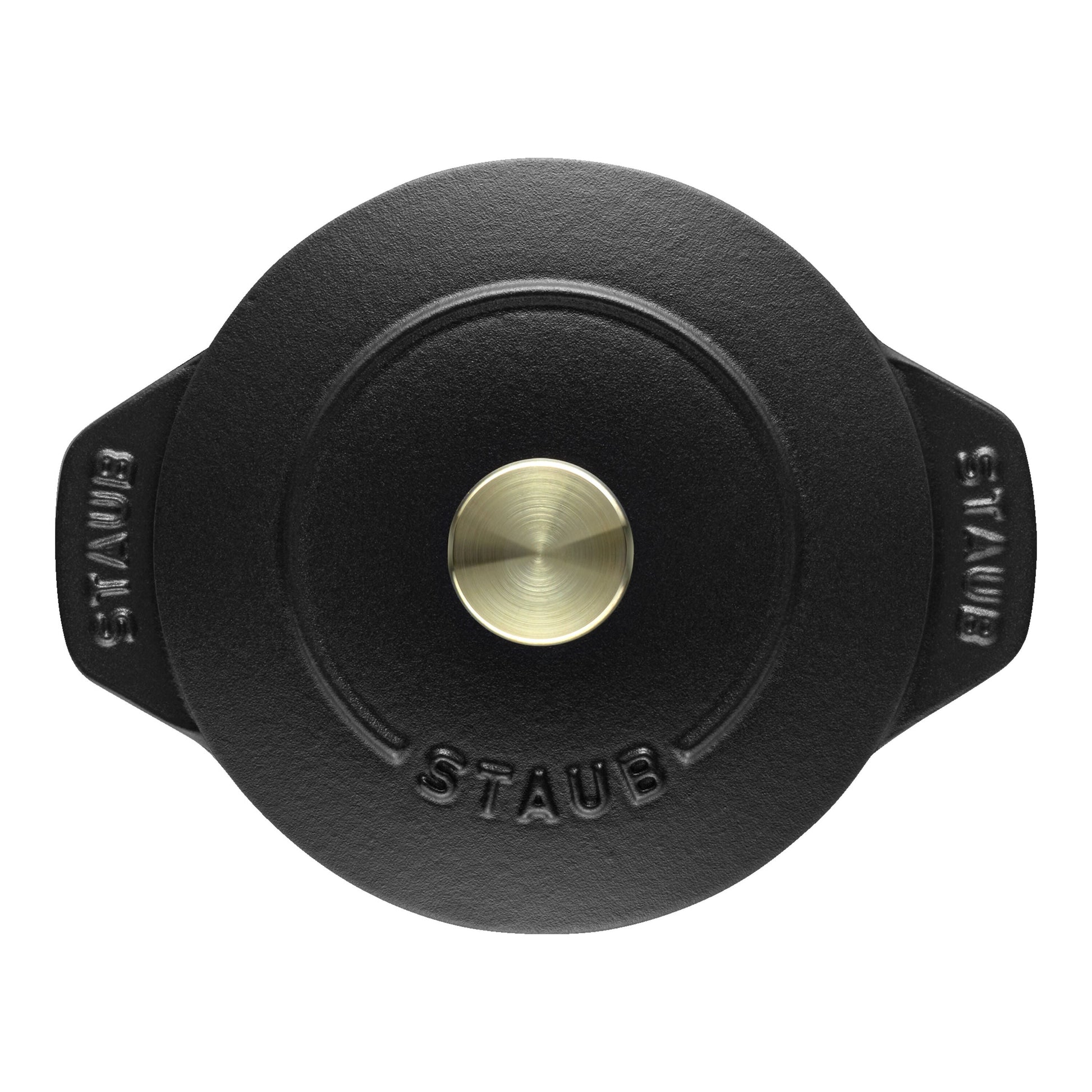 STAUB La Cocotte 725 mL Cast Iron Round Rice Cocotte, Black-Cookware-DECOROLALA