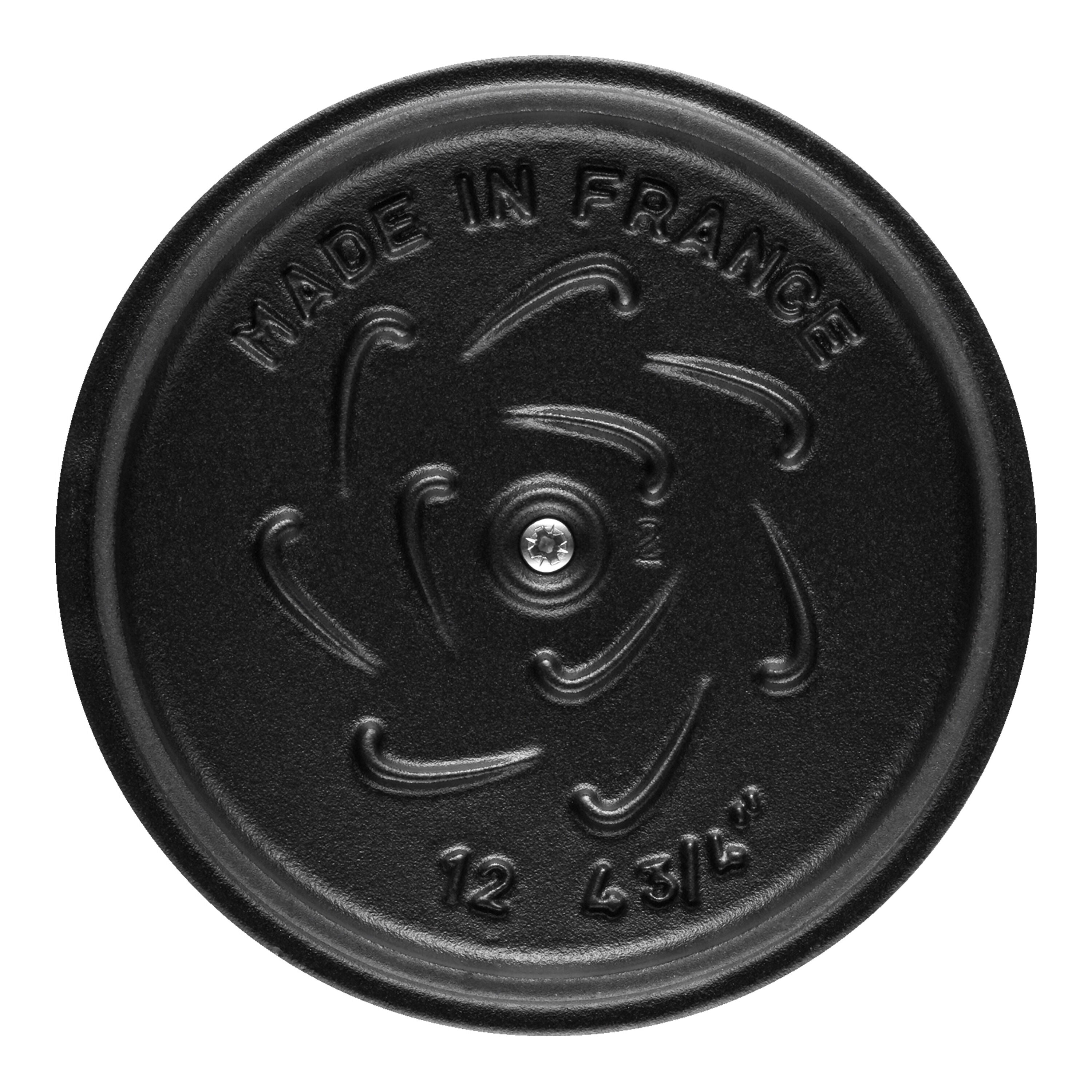 STAUB La Cocotte 725 mL Cast Iron Round Rice Cocotte, Black-Cookware-DECOROLALA