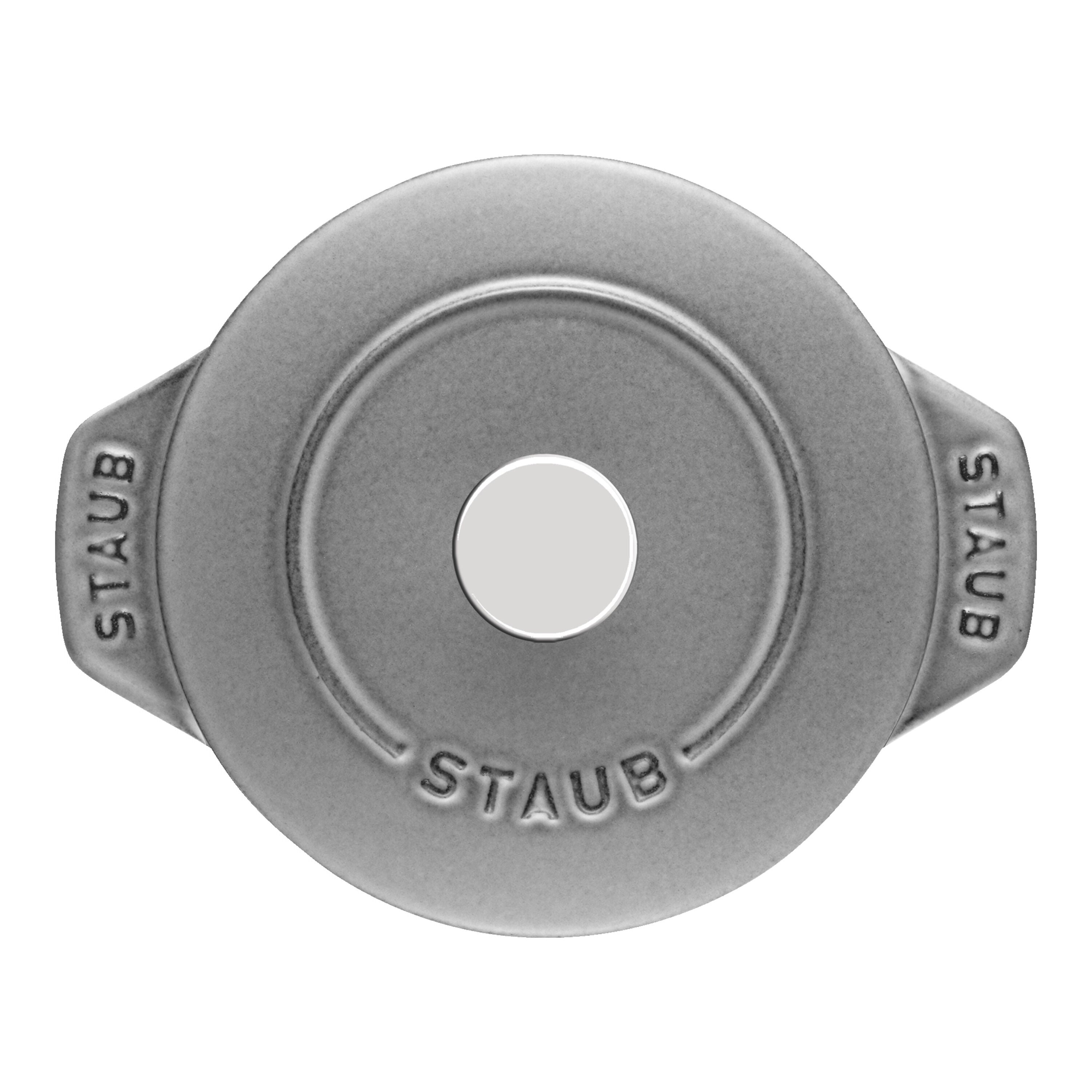 STAUB La Cocotte 725 mL Cast Iron Round Rice Cocotte, Graphite-Grey-Cookware-DECOROLALA