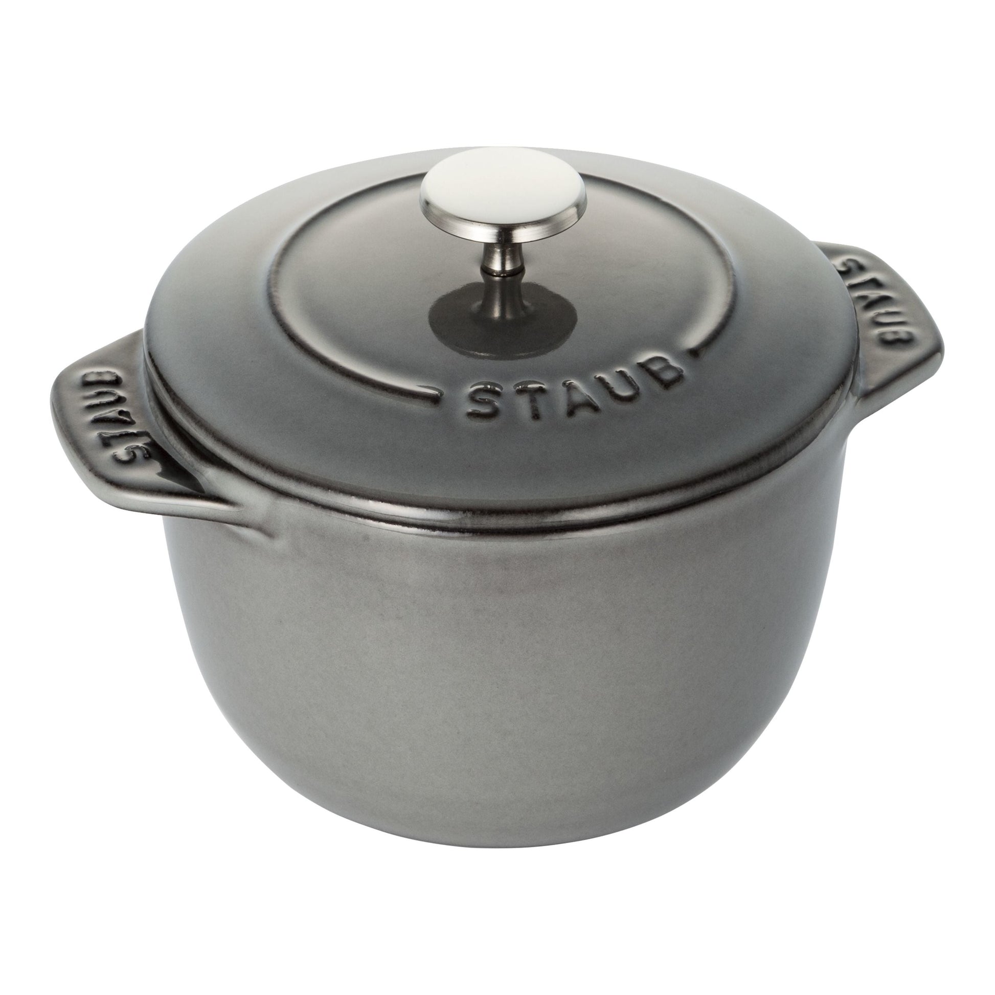 STAUB La Cocotte 725mL Cast Iron Round - Graphite Grey-Cookware-DECOROLALA