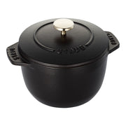 STAUB La Cocotte 750mL Cast Iron Round Black-Cookware-DECOROLALA