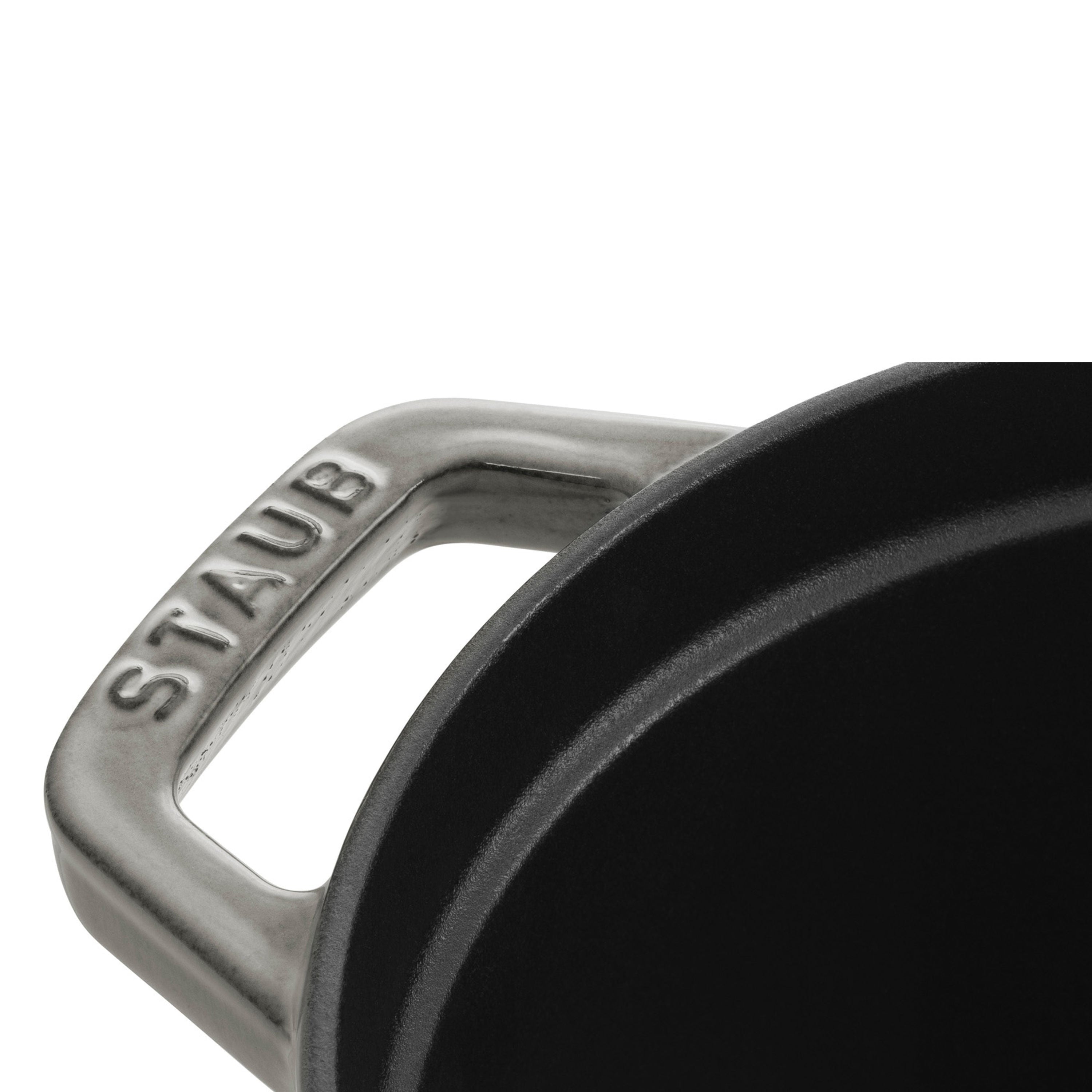 STAUB La Cocotte 8L Cast Iron Oval Graphite Grey-Cookware-DECOROLALA