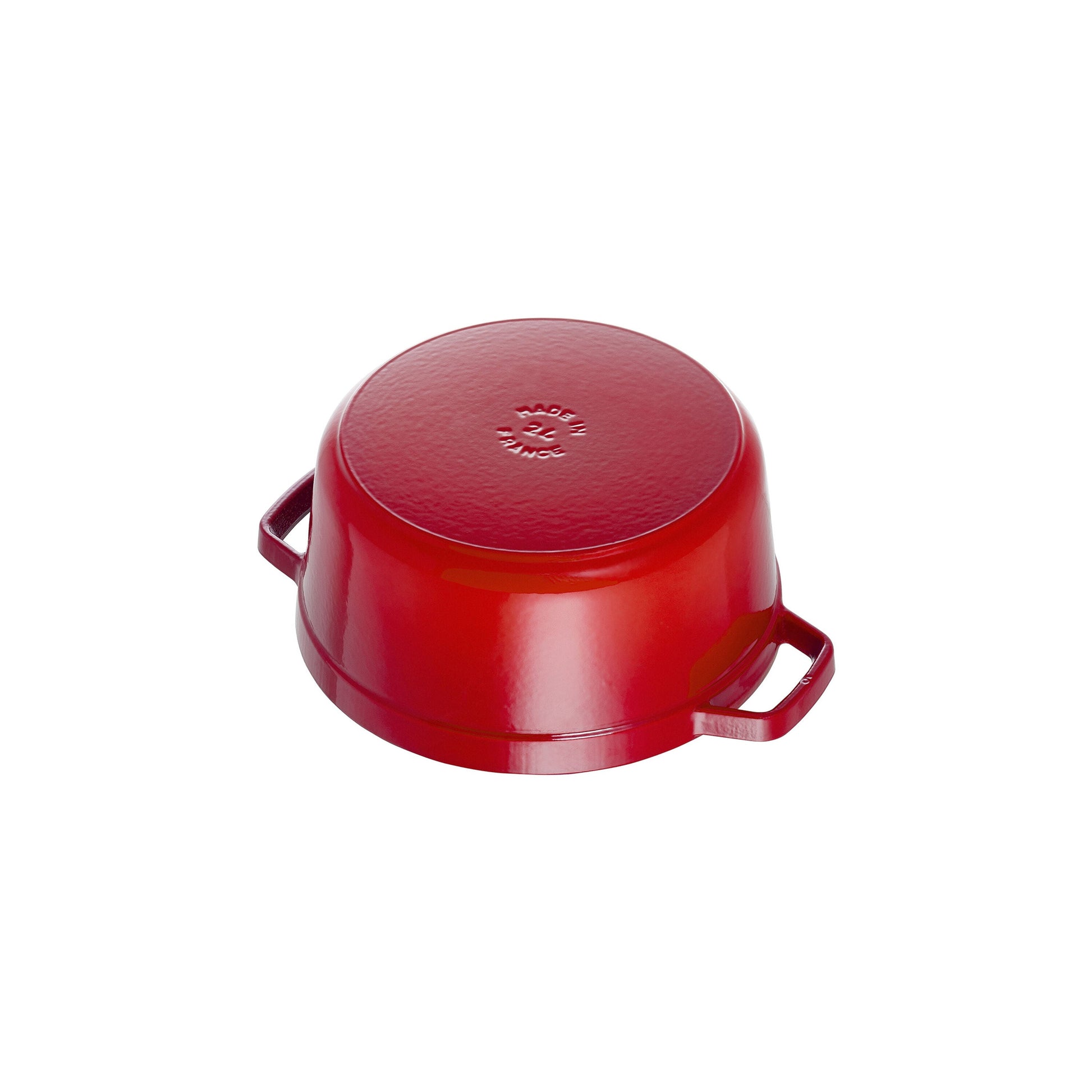 STAUB La Cocotte 8.4 L Cast Iron Round Cocotte, Cherry-Cookware-DECOROLALA