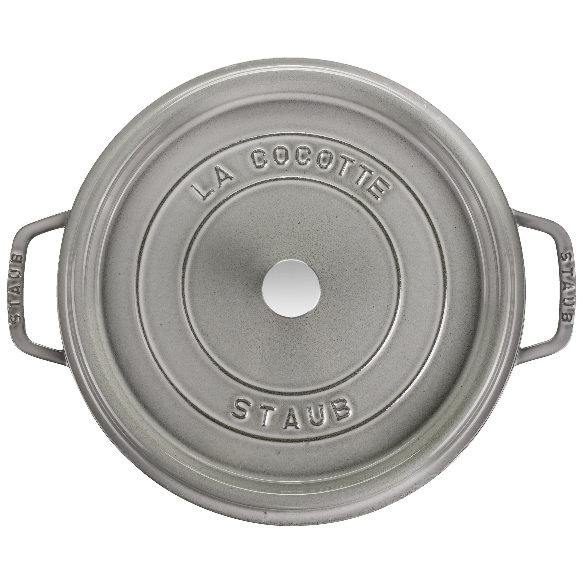 STAUB La Cocotte 8.4 L Cast Iron Round Cocotte, Graphite-Grey-Cookware-DECOROLALA