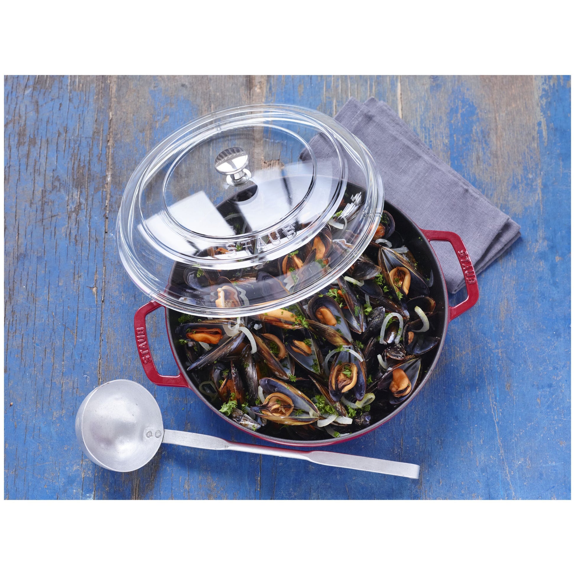 STAUB Lid Domed 28 cm, Glass-Cookware Accessorie-DECOROLALA