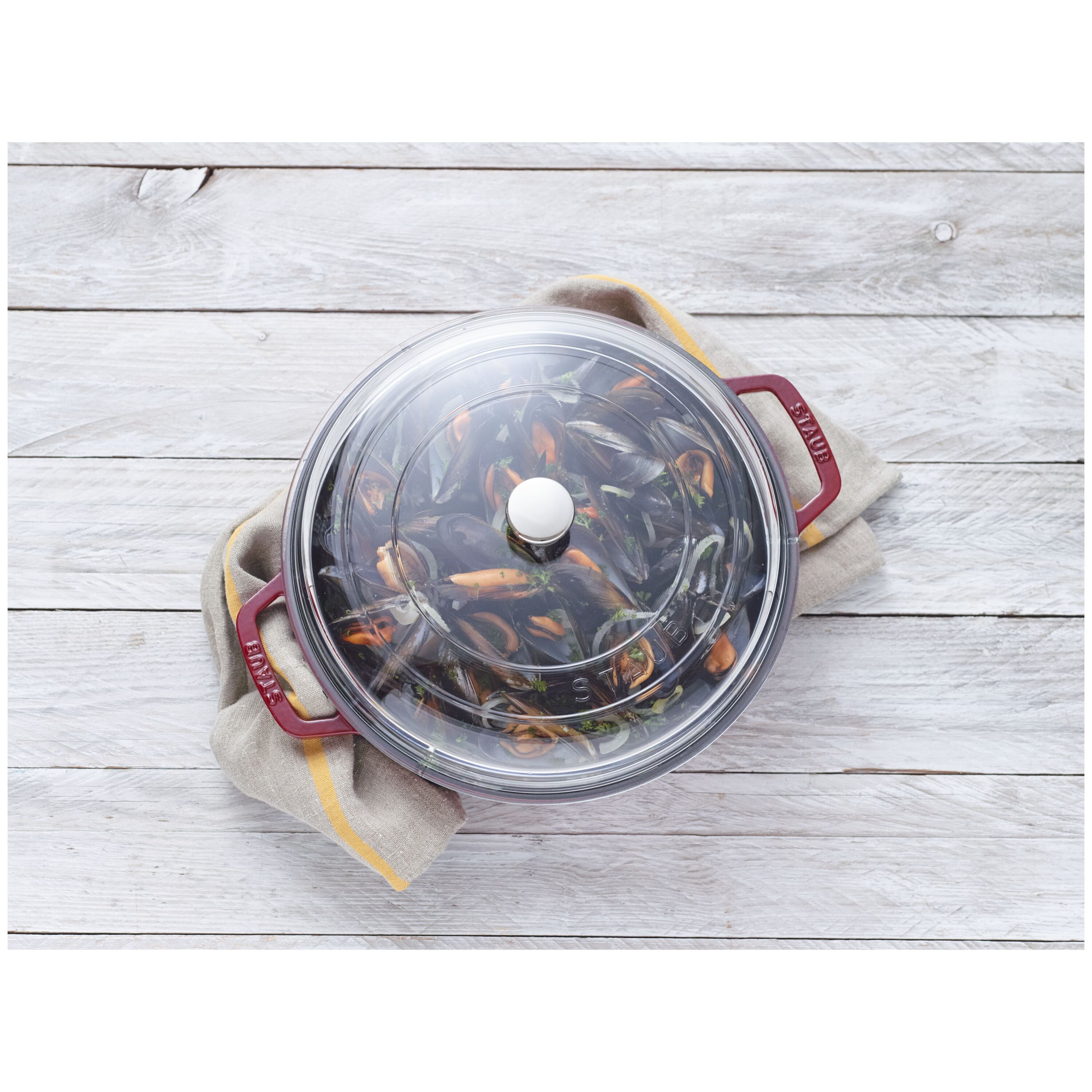 STAUB Lid Domed 28 cm, Glass-Cookware Accessorie-DECOROLALA