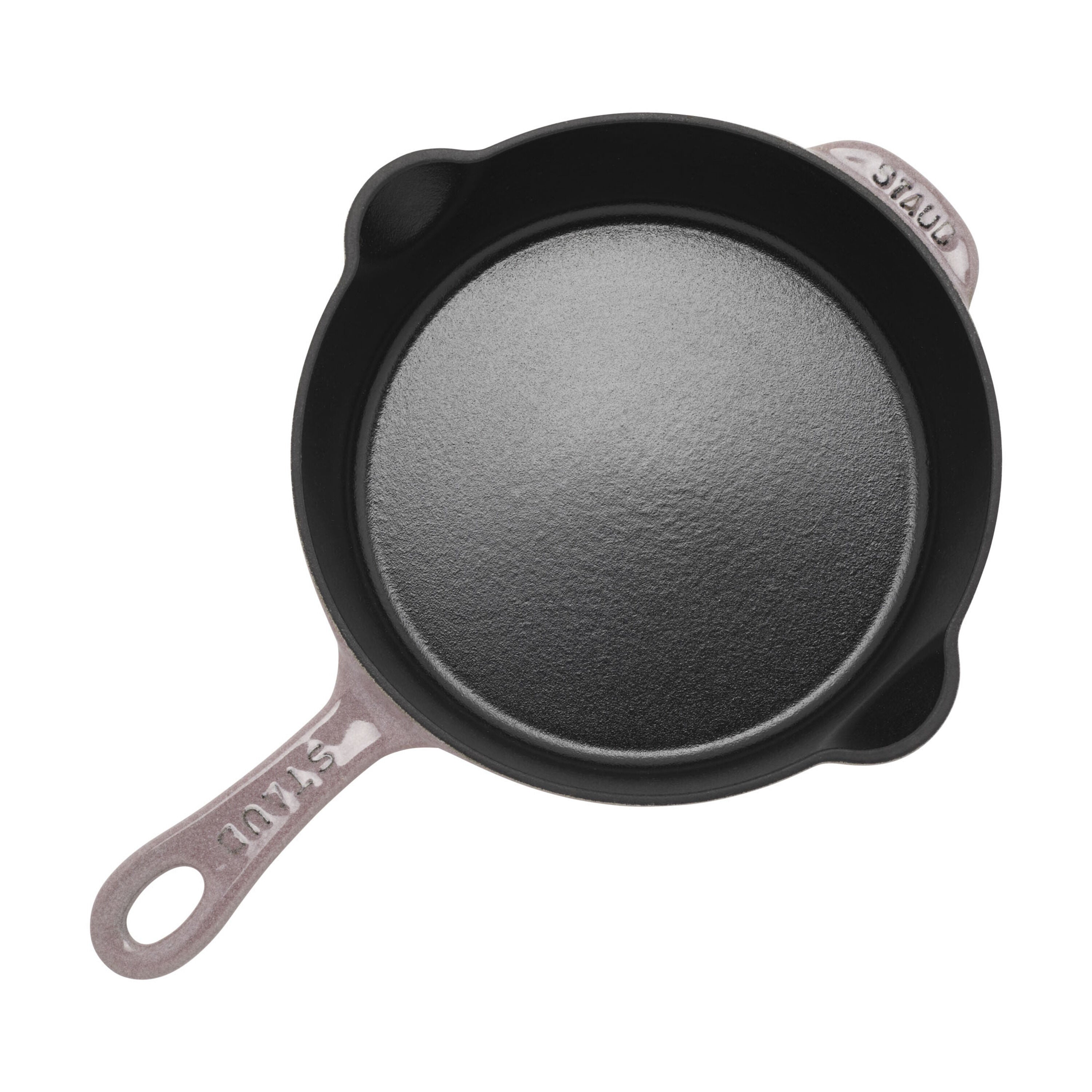 STAUB Pans 22 cm / 8.5 inch Cast Iron Traditional Deep Frypan, Cherry Blossom-8.5 Inch-DECOROLALA