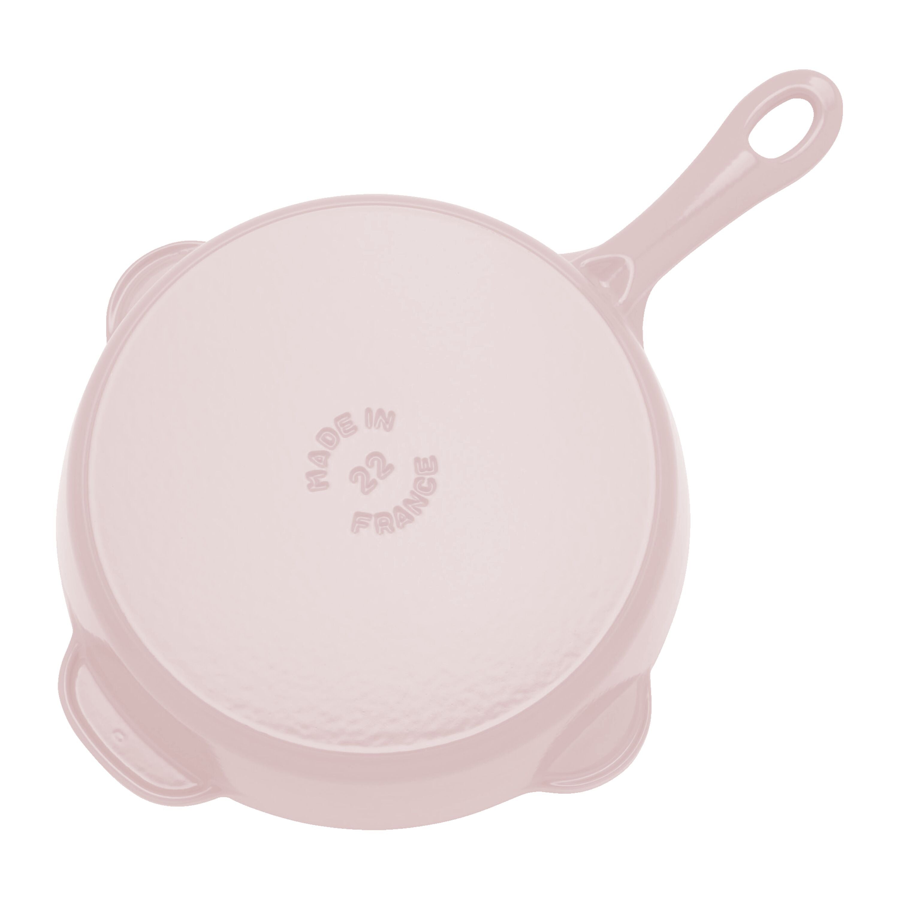 STAUB Pans 22 cm / 8.5 inch Cast Iron Traditional Deep Frypan, Sorbet Rose-Cast Iron-DECOROLALA