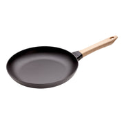 STAUB Pans 28 cm / 11 inch Cast Iron Frying Pan, Black-11 Inch-DECOROLALA