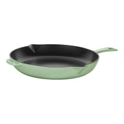 STAUB Pans 30 cm / 12 inch Cast Iron Frying Pan, Sage-12 Inch-DECOROLALA