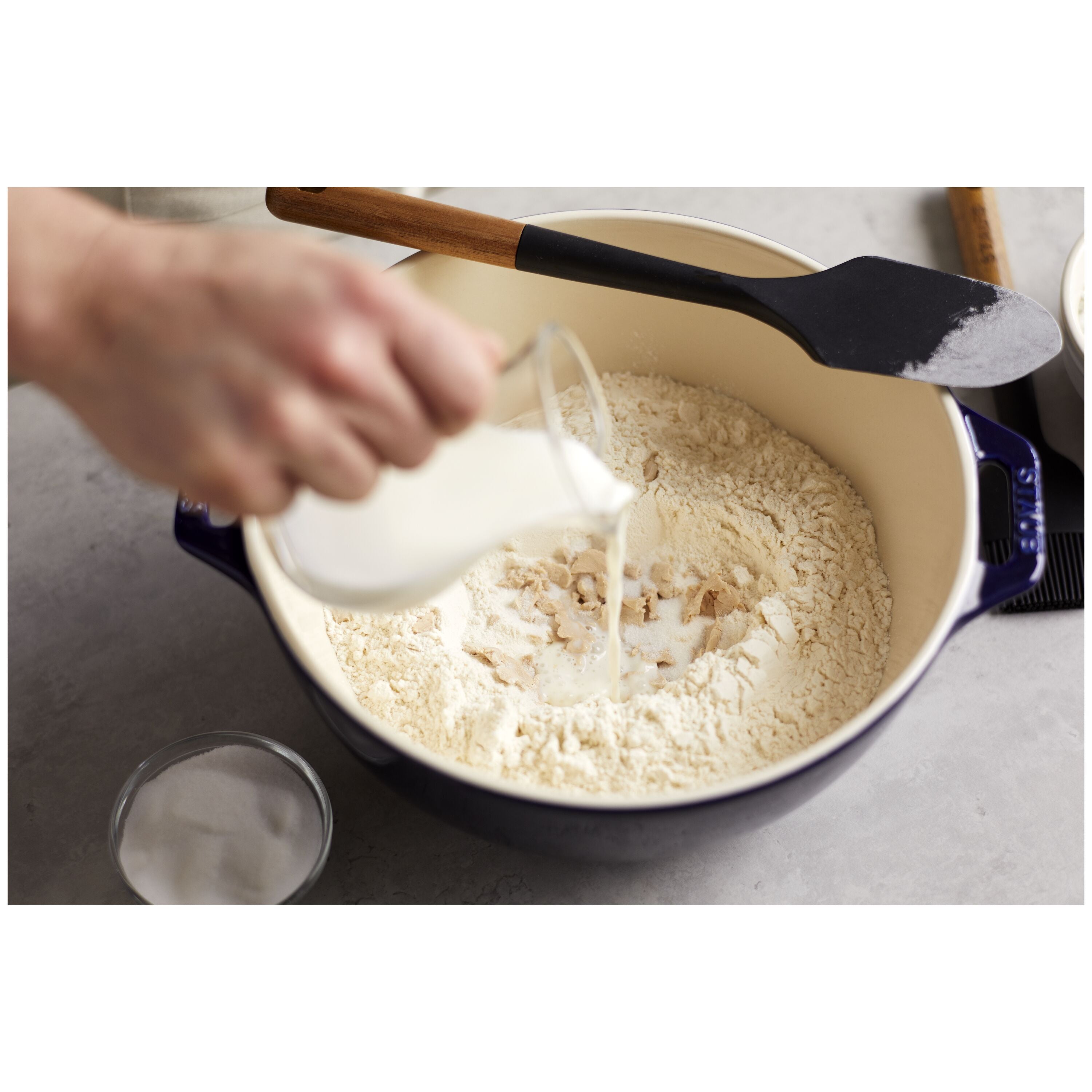STAUB Pastry Scraper, 30 cm, Silicone-Bowl Scraper-DECOROLALA
