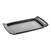 STAUB Plancha Cast Iron Griddle 38x22cm Black-DECOROLALA