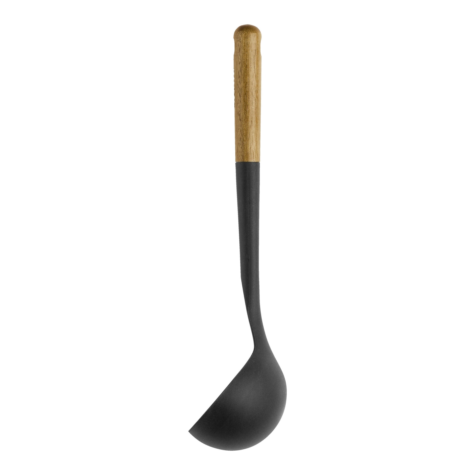STAUB Soup Ladle Silicone 31cm Black-Ladl-DECOROLALA
